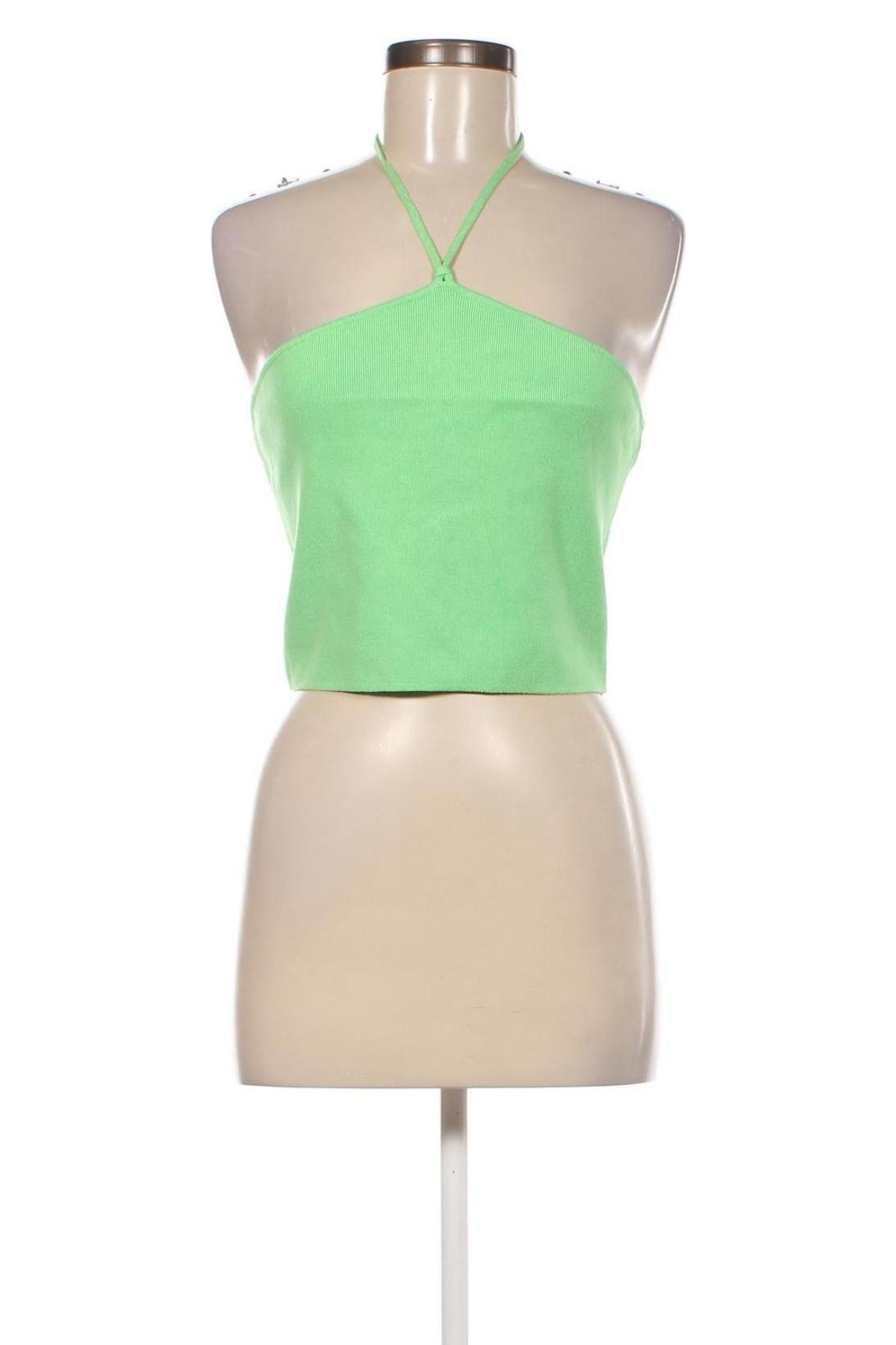 Γυναικείο αμάνικο μπλουζάκι Monki, Μέγεθος M, Χρώμα Πράσινο, Τιμή 7,83 €