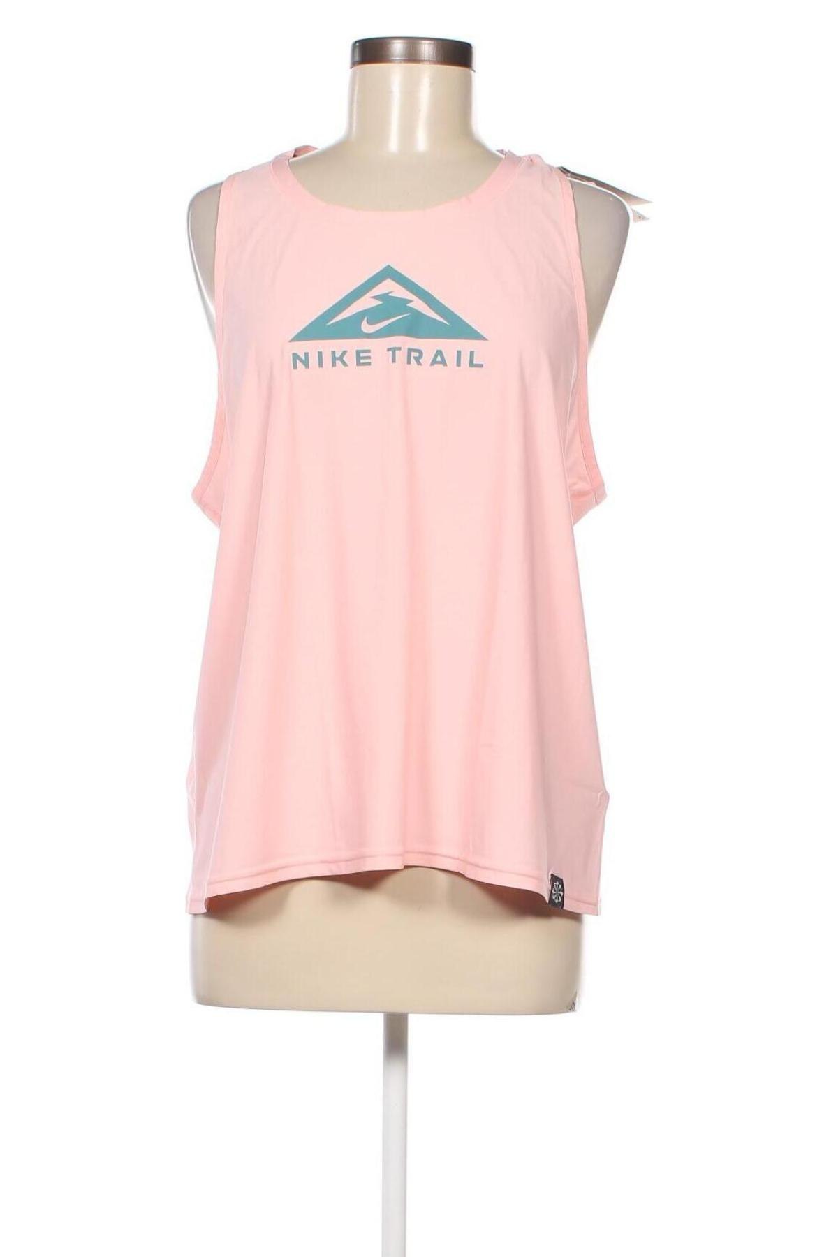 Damska koszulka na ramiączkach Nike, Rozmiar XL, Kolor Różowy, Cena 183,92 zł