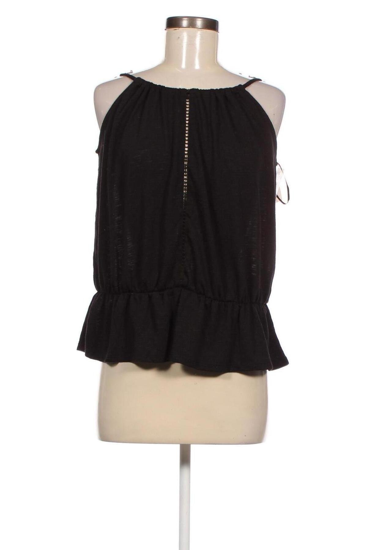 Γυναικείο αμάνικο μπλουζάκι Orsay, Μέγεθος XL, Χρώμα Μαύρο, Τιμή 4,44 €