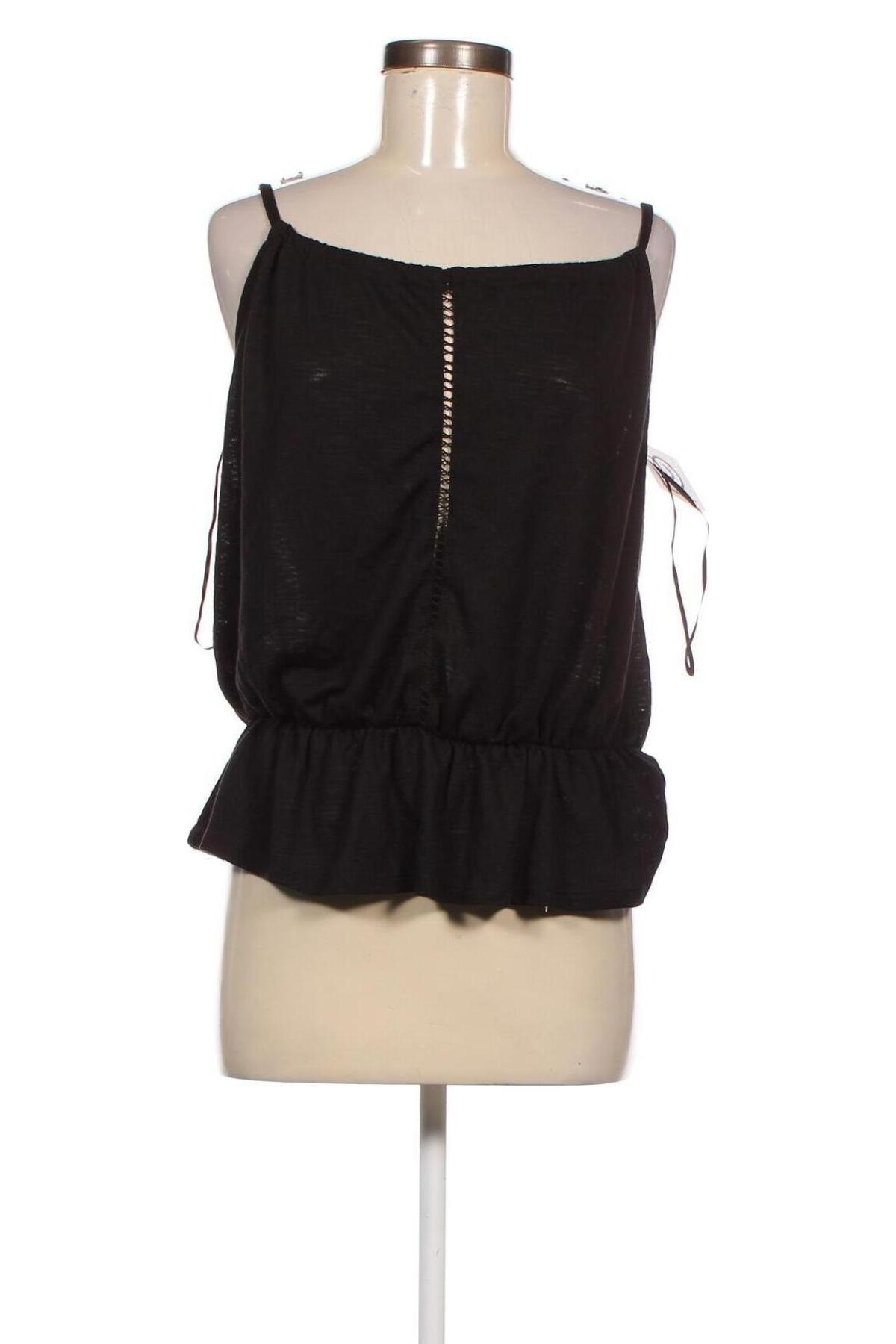 Γυναικείο αμάνικο μπλουζάκι Orsay, Μέγεθος L, Χρώμα Μαύρο, Τιμή 4,65 €
