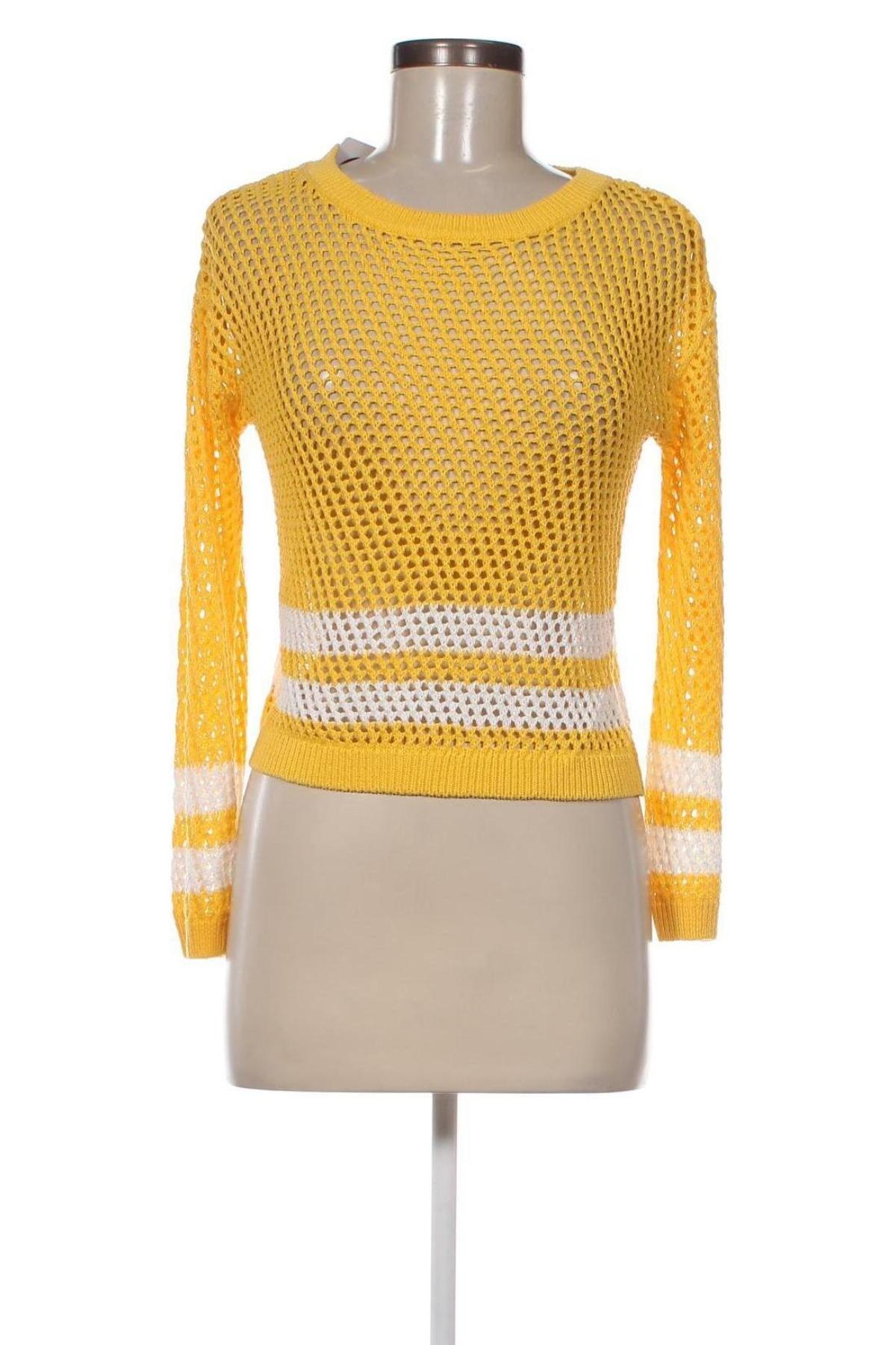Дамски пуловер, Размер XS, Цвят Жълт, Цена 11,89 лв.