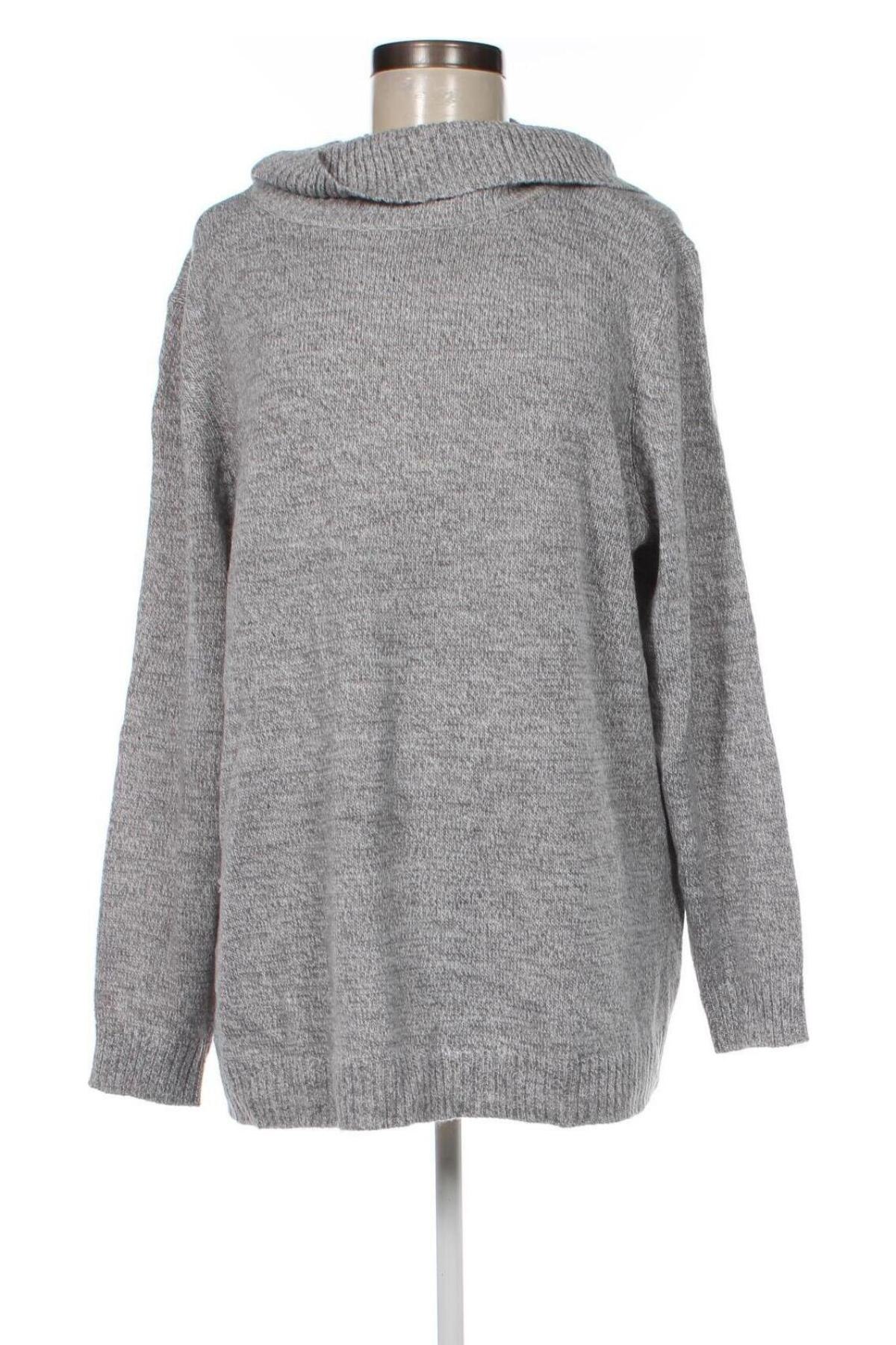 Дамски пуловер, Размер XL, Цвят Сив, Цена 8,70 лв.