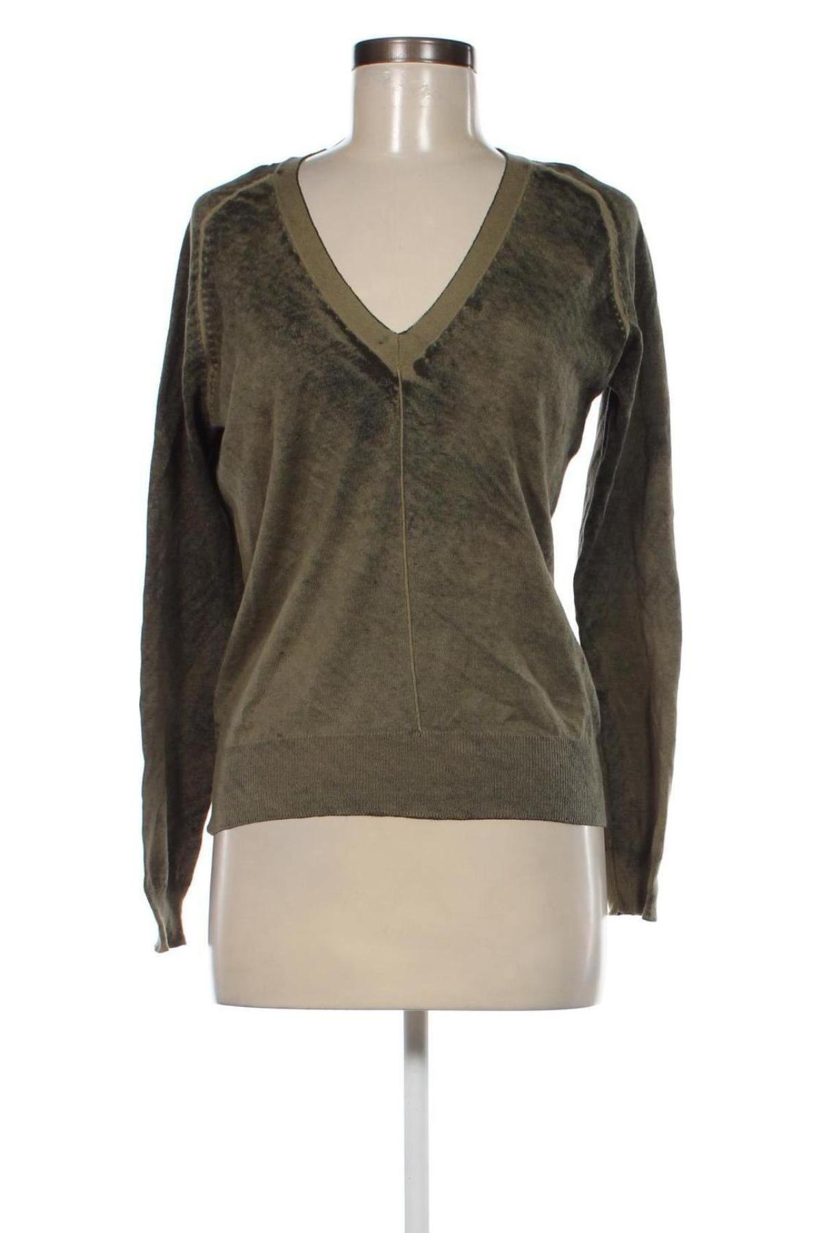 Дамски пуловер, Размер M, Цвят Зелен, Цена 8,41 лв.