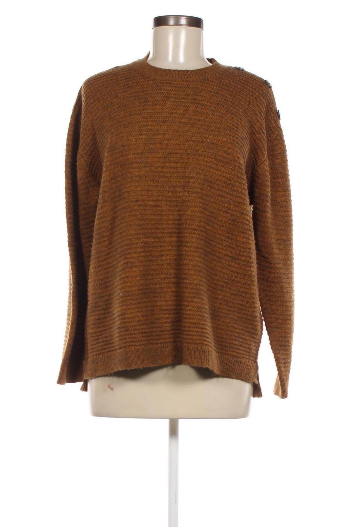 Дамски пуловер, Размер L, Цвят Кафяв, Цена 8,12 лв.