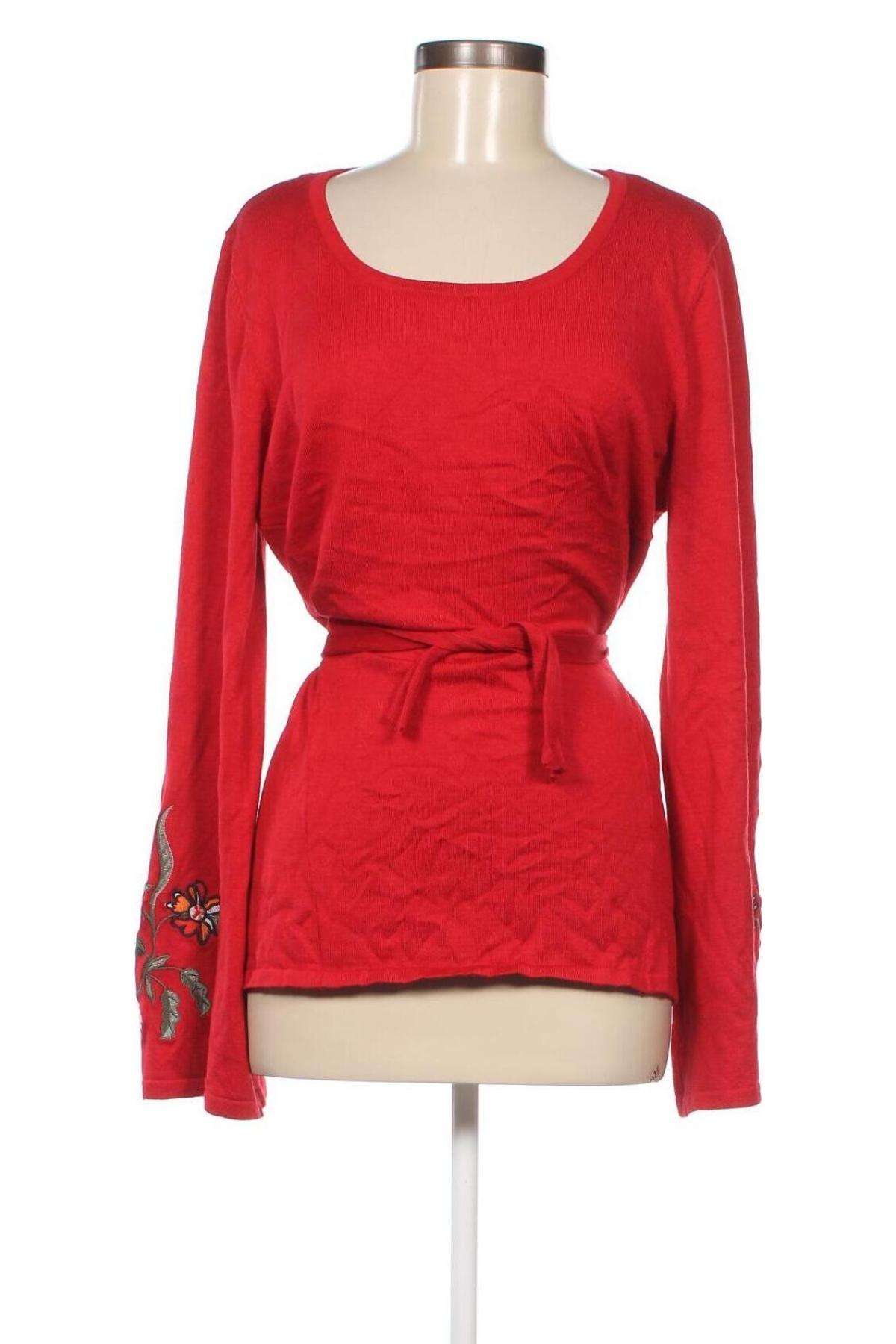 Női pulóver 1725.A, Méret L, Szín Piros, Ár 3 450 Ft