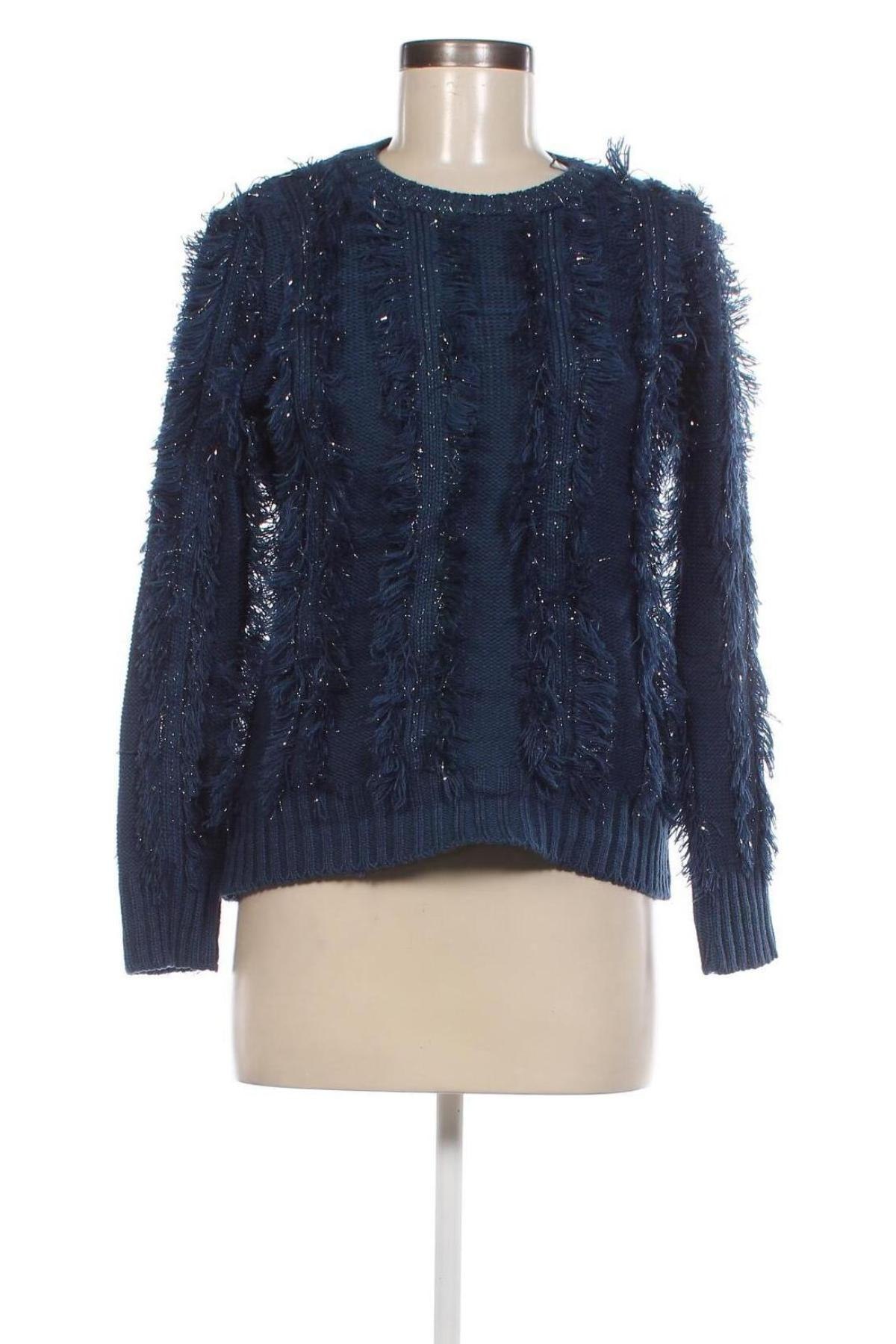 Дамски пуловер Alpha, Размер M, Цвят Син, Цена 8,99 лв.