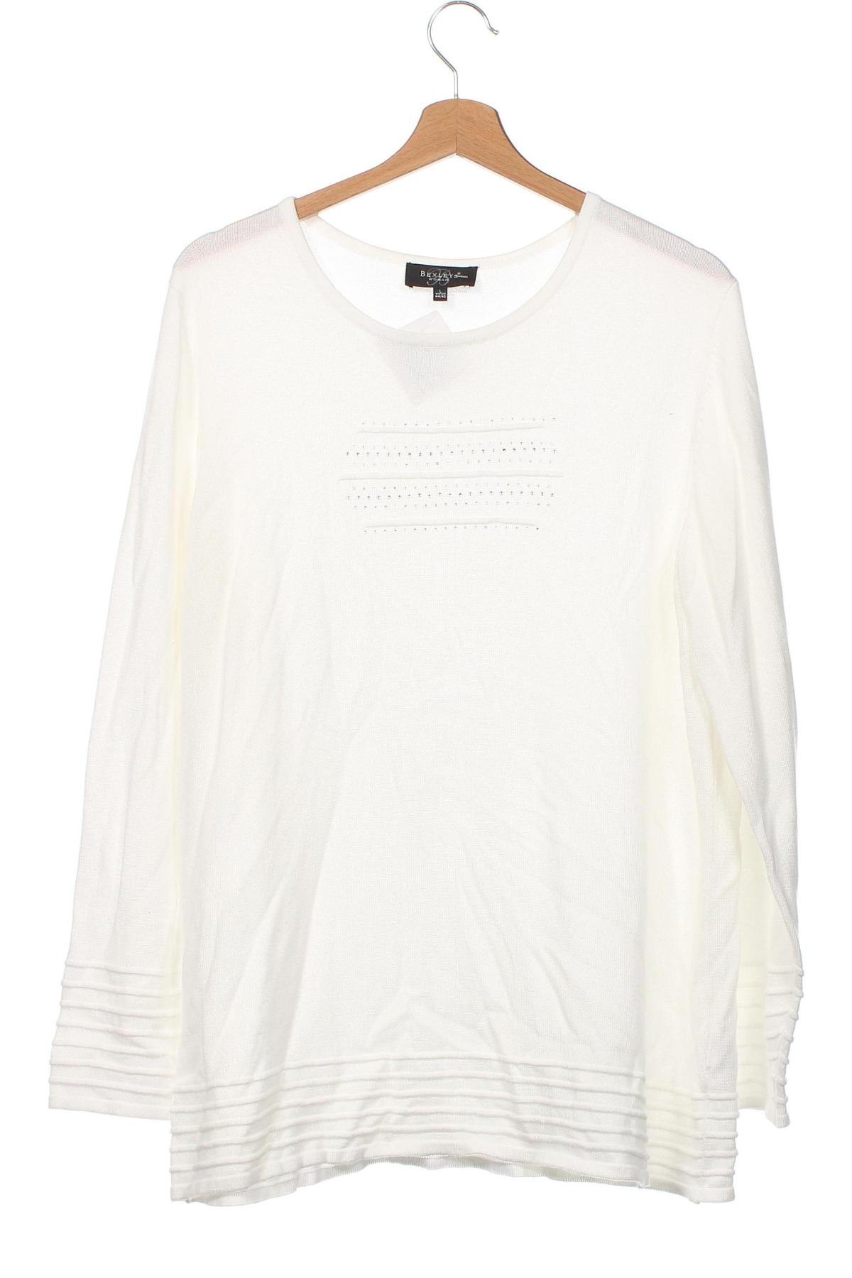 Дамски пуловер Bexleys, Размер L, Цвят Бял, Цена 11,89 лв.