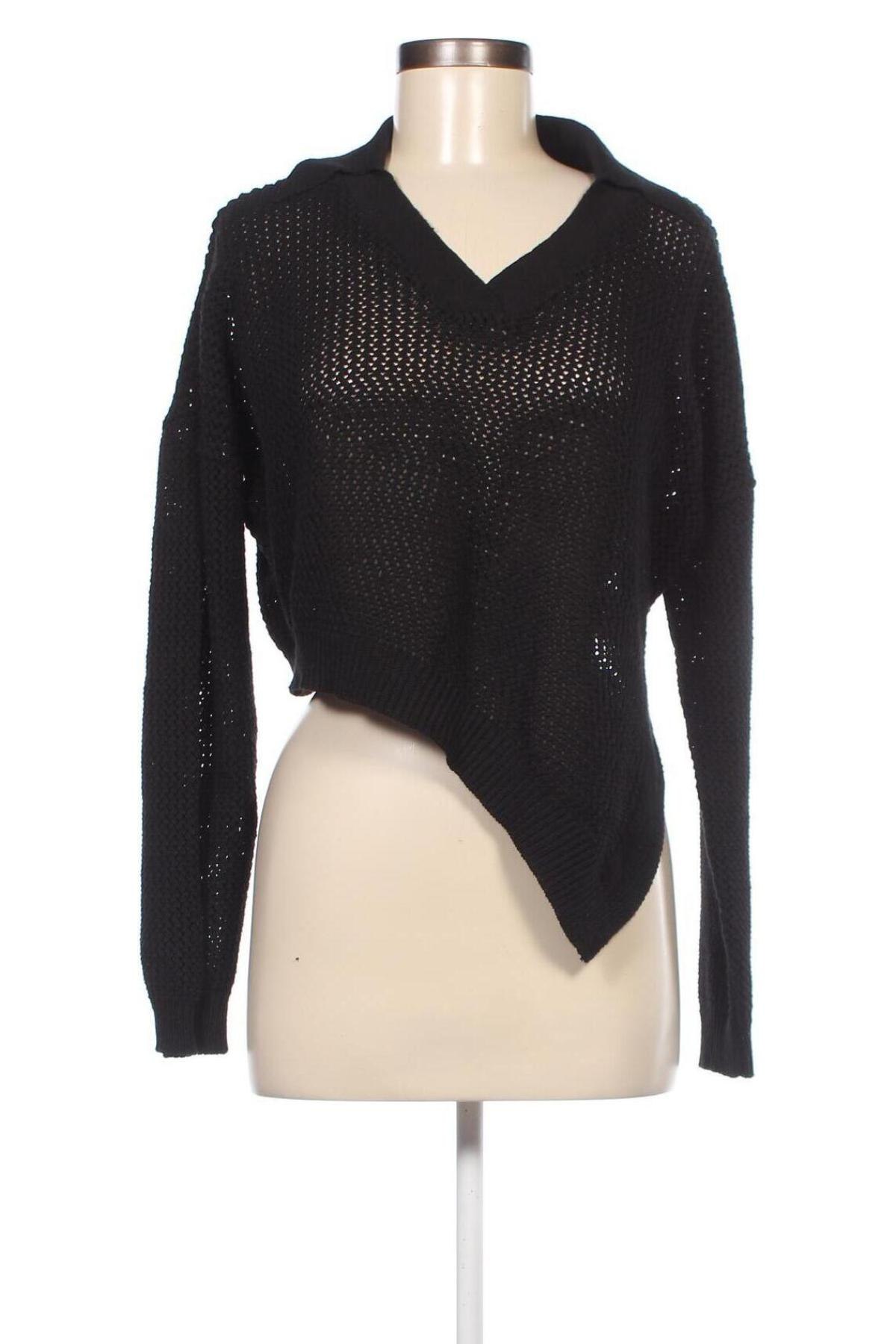 Γυναικείο πουλόβερ Boohoo, Μέγεθος L, Χρώμα Μαύρο, Τιμή 14,91 €