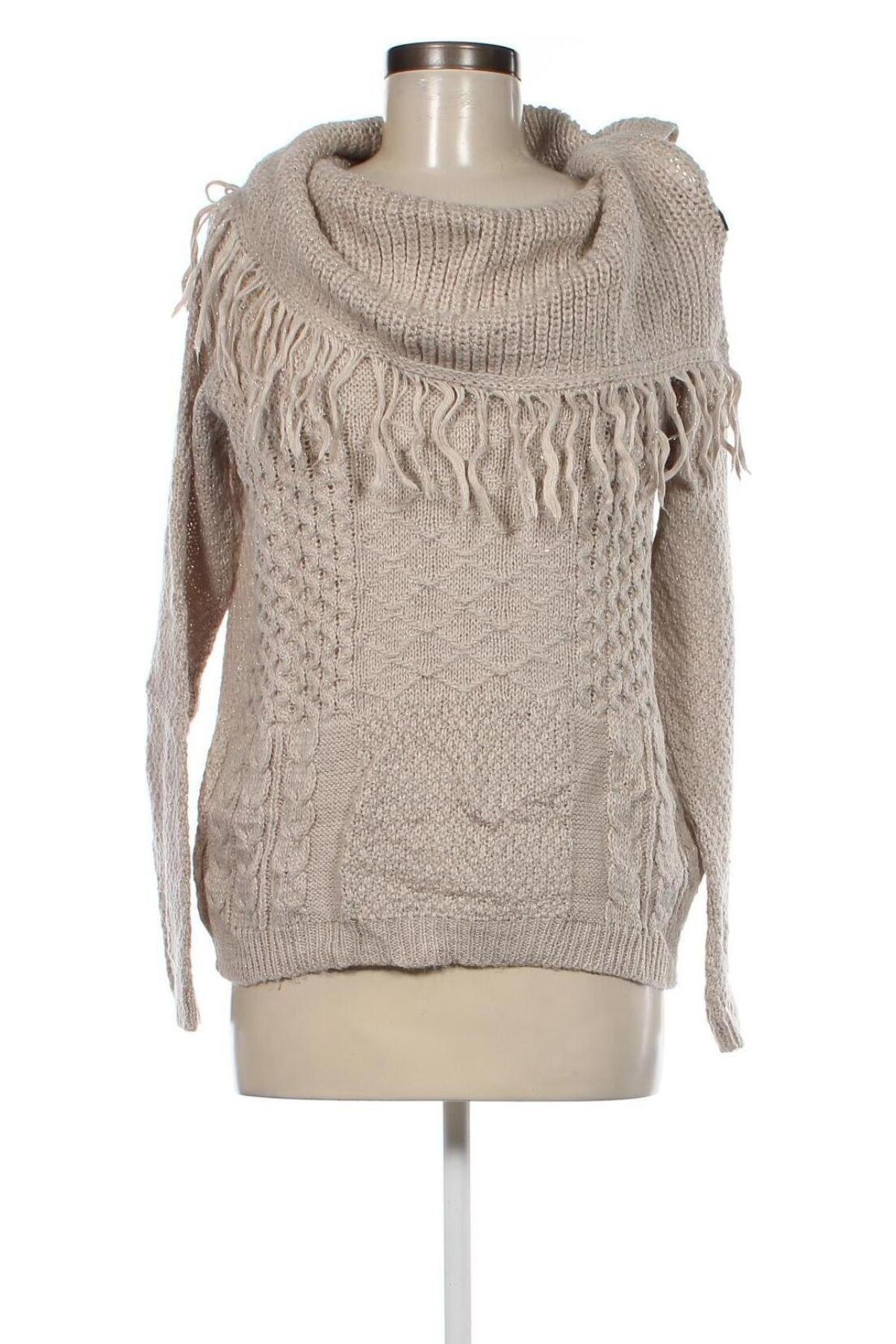 Дамски пуловер Breal, Размер L, Цвят Бежов, Цена 13,05 лв.