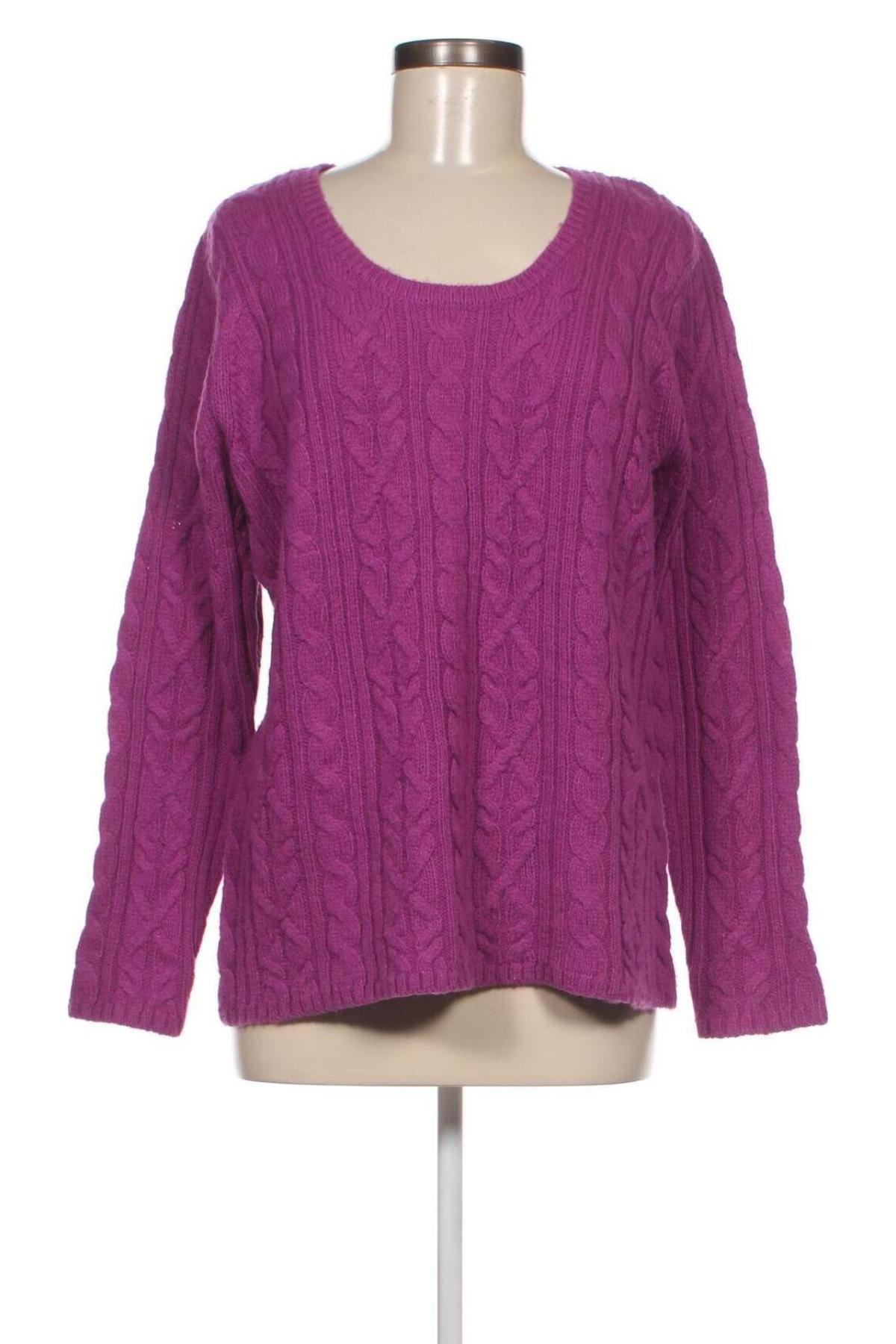 Дамски пуловер Charles Vogele, Размер L, Цвят Лилав, Цена 9,28 лв.