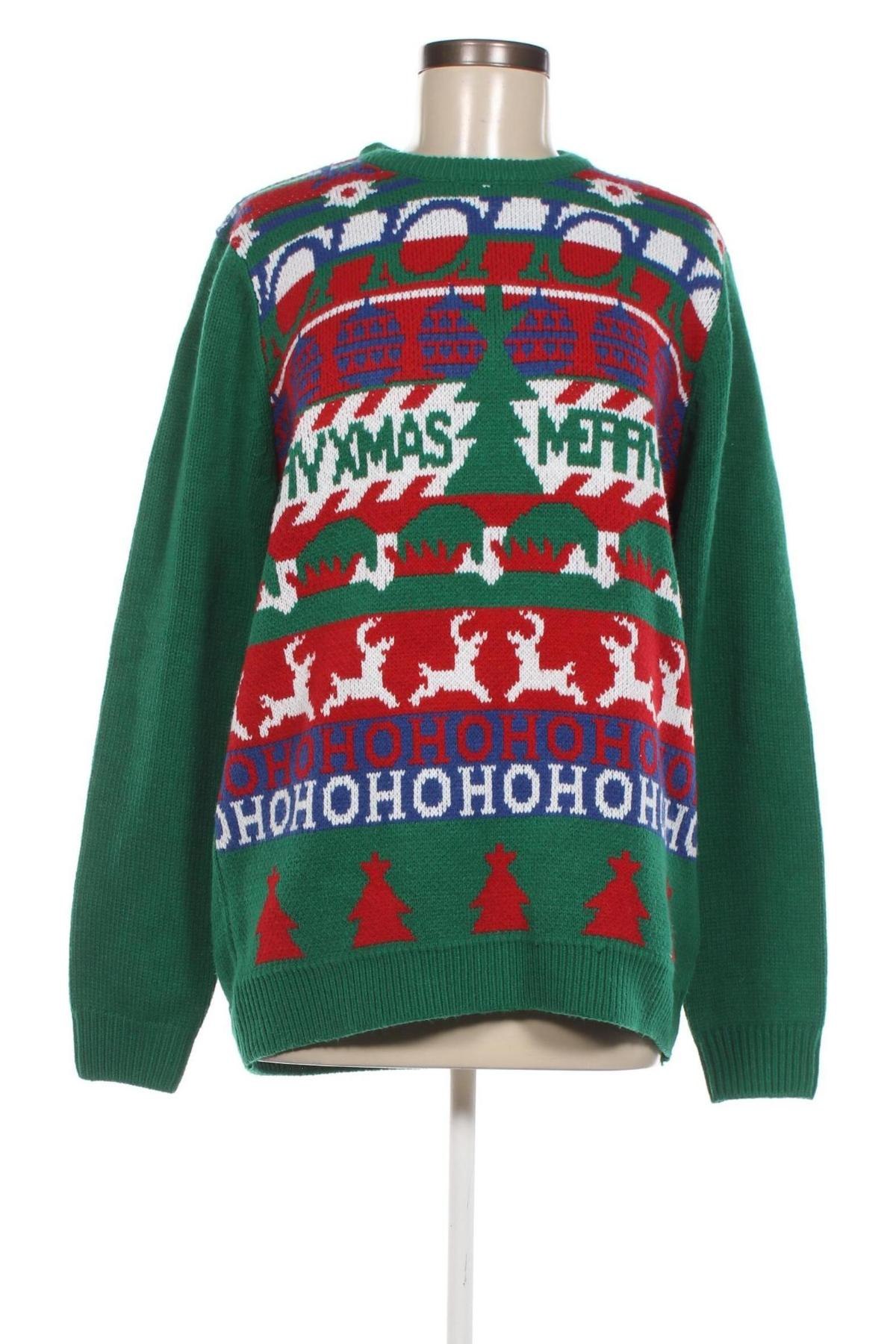 Дамски пуловер Clockhouse, Размер XL, Цвят Зелен, Цена 10,15 лв.