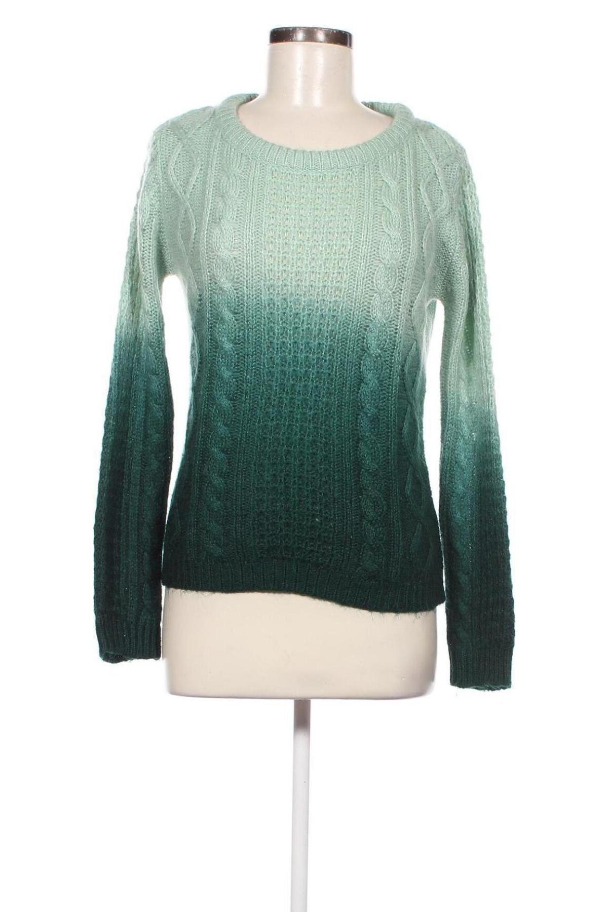 Дамски пуловер Clockhouse, Размер M, Цвят Зелен, Цена 16,88 лв.