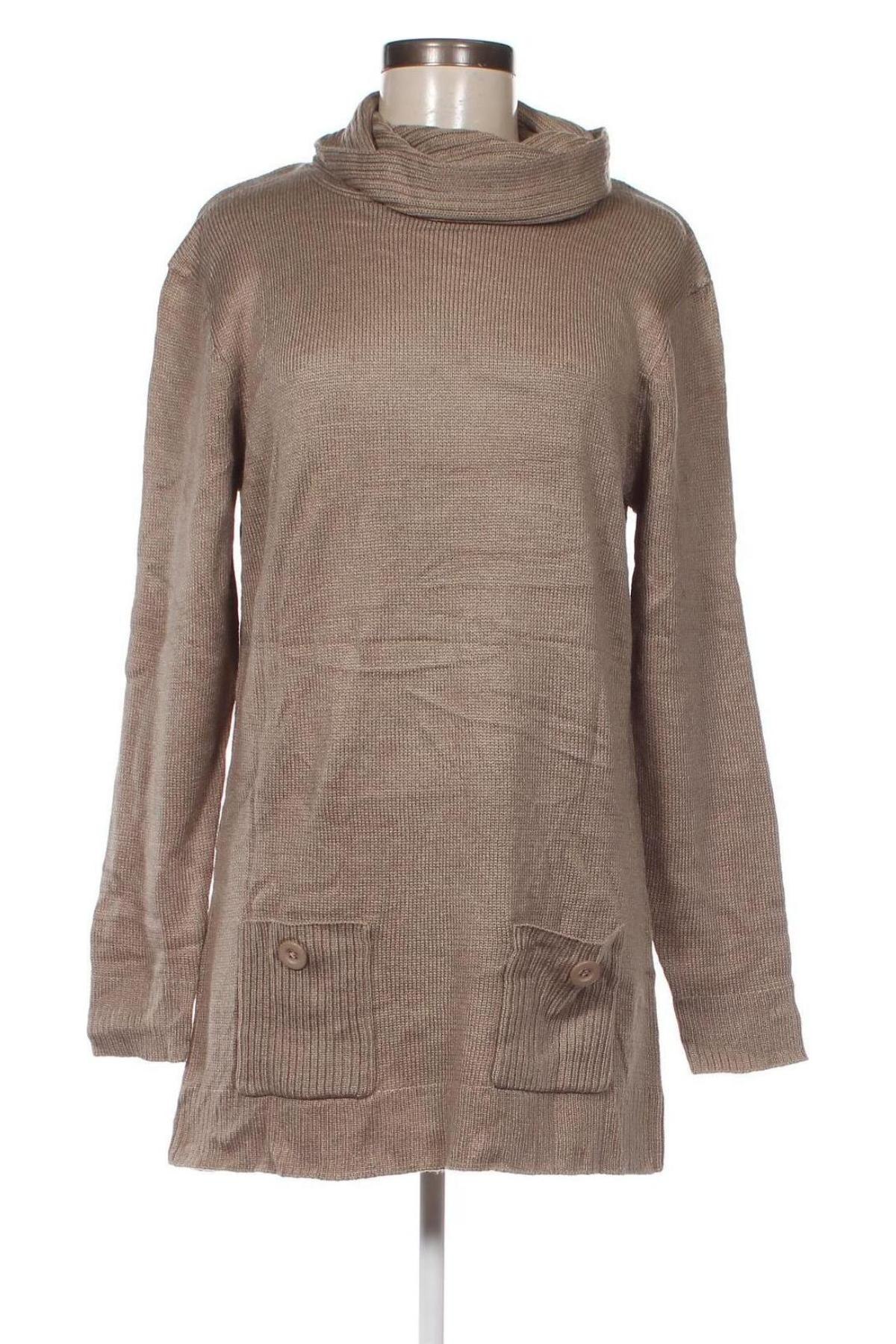 Γυναικείο πουλόβερ Damart, Μέγεθος L, Χρώμα  Μπέζ, Τιμή 5,20 €