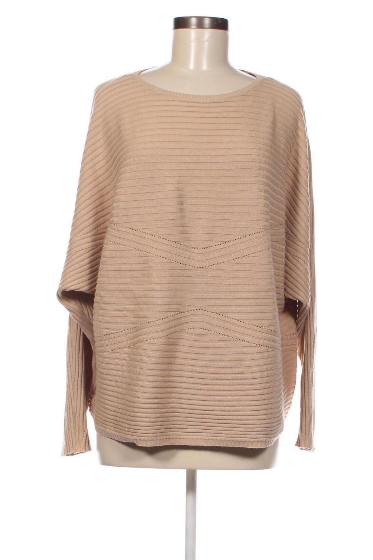 Дамски пуловер Design By Kappahl, Размер L, Цвят Бежов, Цена 29,00 лв.