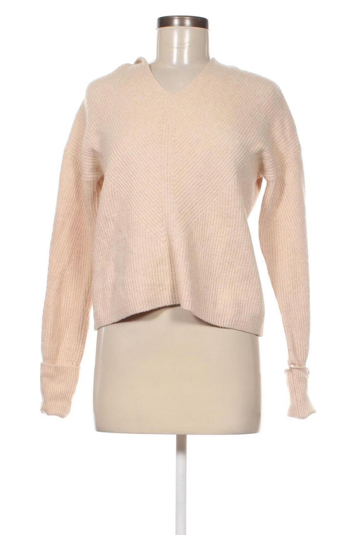 Дамски пуловер Edc By Esprit, Размер XS, Цвят Бежов, Цена 8,12 лв.
