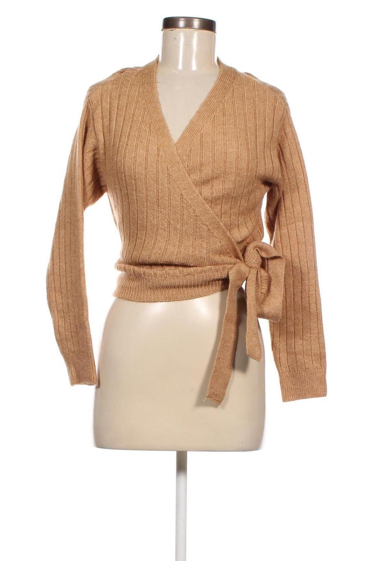 Дамски пуловер Even&Odd, Размер XS, Цвят Кафяв, Цена 13,34 лв.