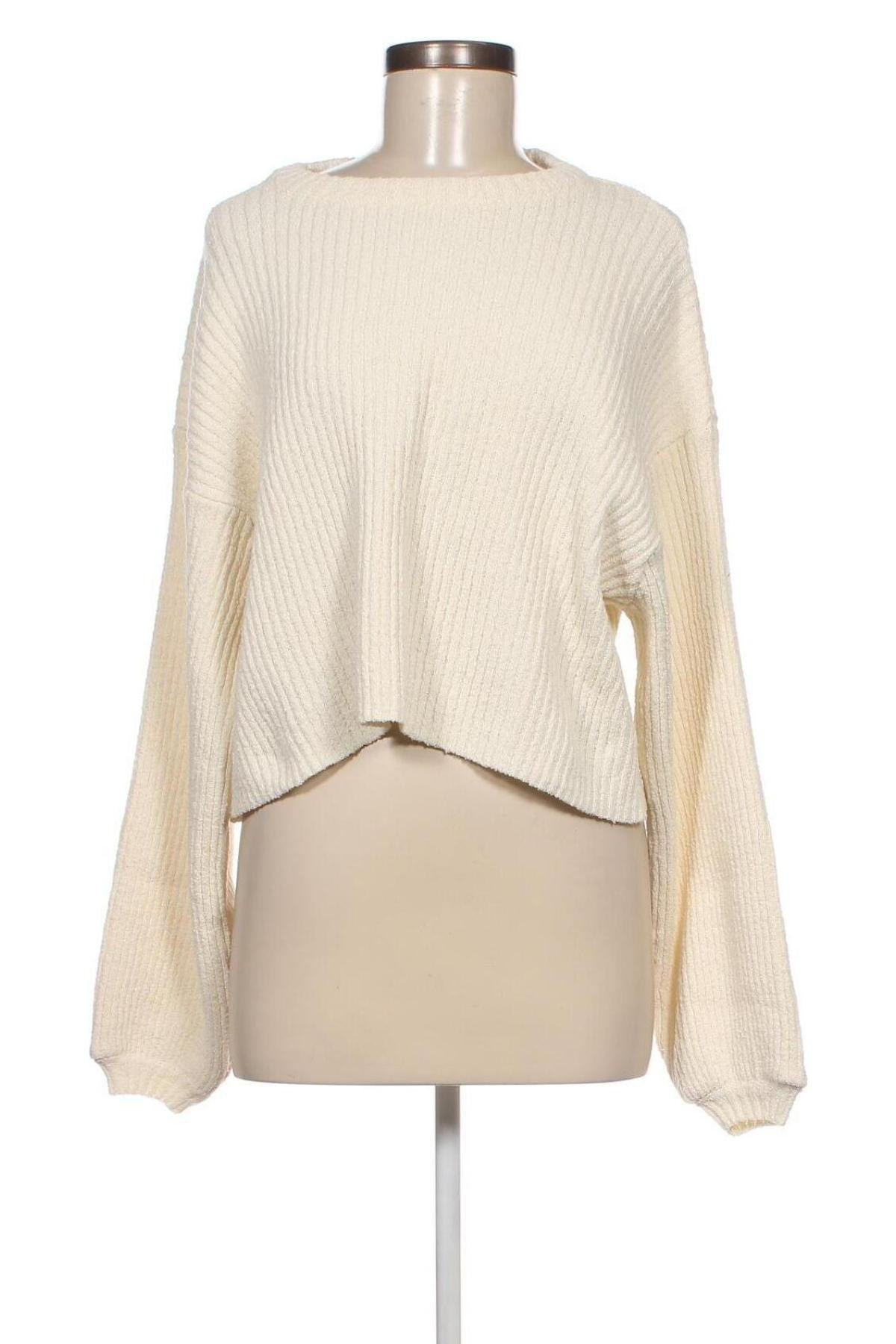 Γυναικείο πουλόβερ Even&Odd, Μέγεθος L, Χρώμα Εκρού, Τιμή 6,40 €