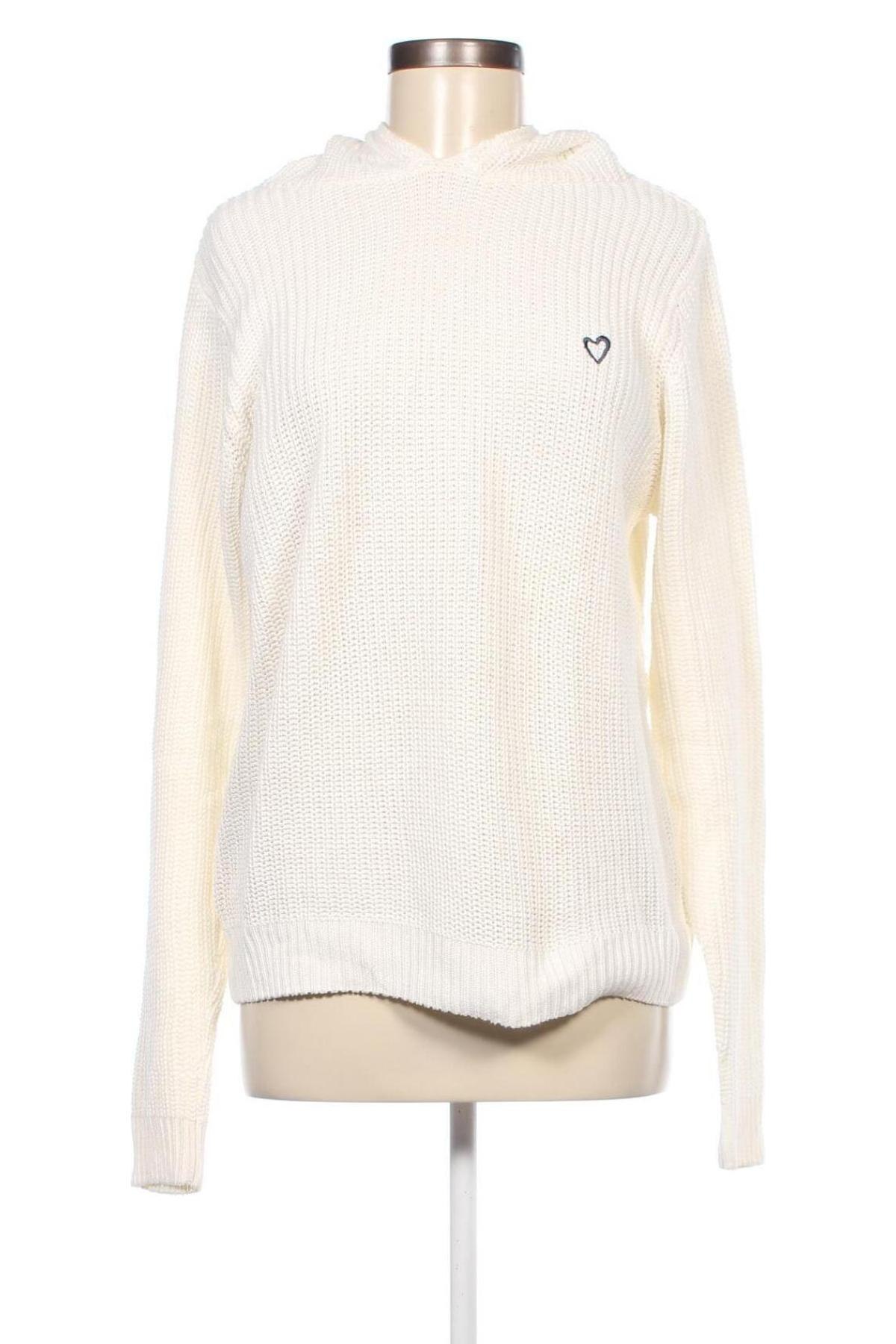 Γυναικείο πουλόβερ Fb Sister, Μέγεθος XL, Χρώμα Λευκό, Τιμή 5,38 €