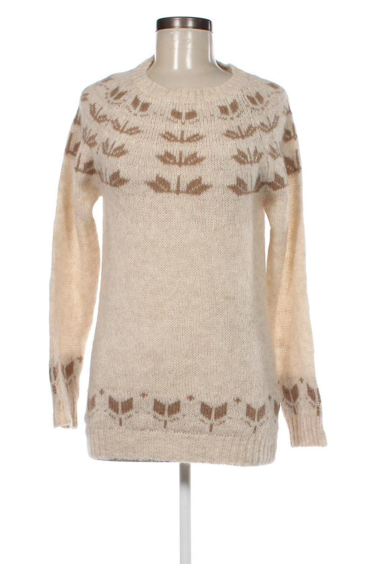Дамски пуловер Gai & Lisva, Размер S, Цвят Екрю, Цена 68,00 лв.