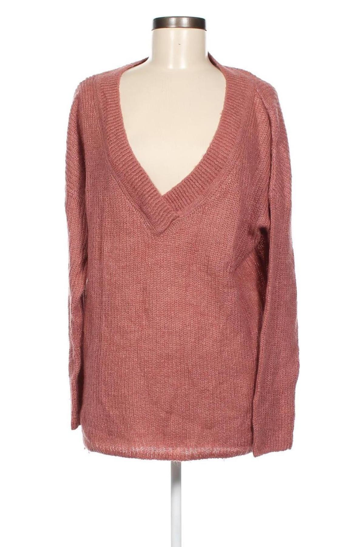 Дамски пуловер Gina, Размер L, Цвят Кафяв, Цена 6,96 лв.