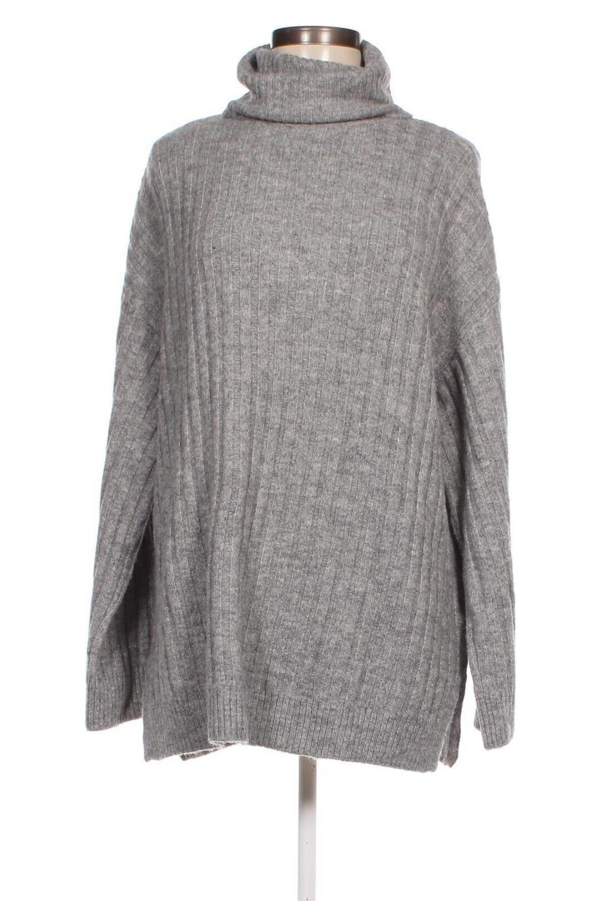 Дамски пуловер H&M, Размер L, Цвят Сив, Цена 10,15 лв.