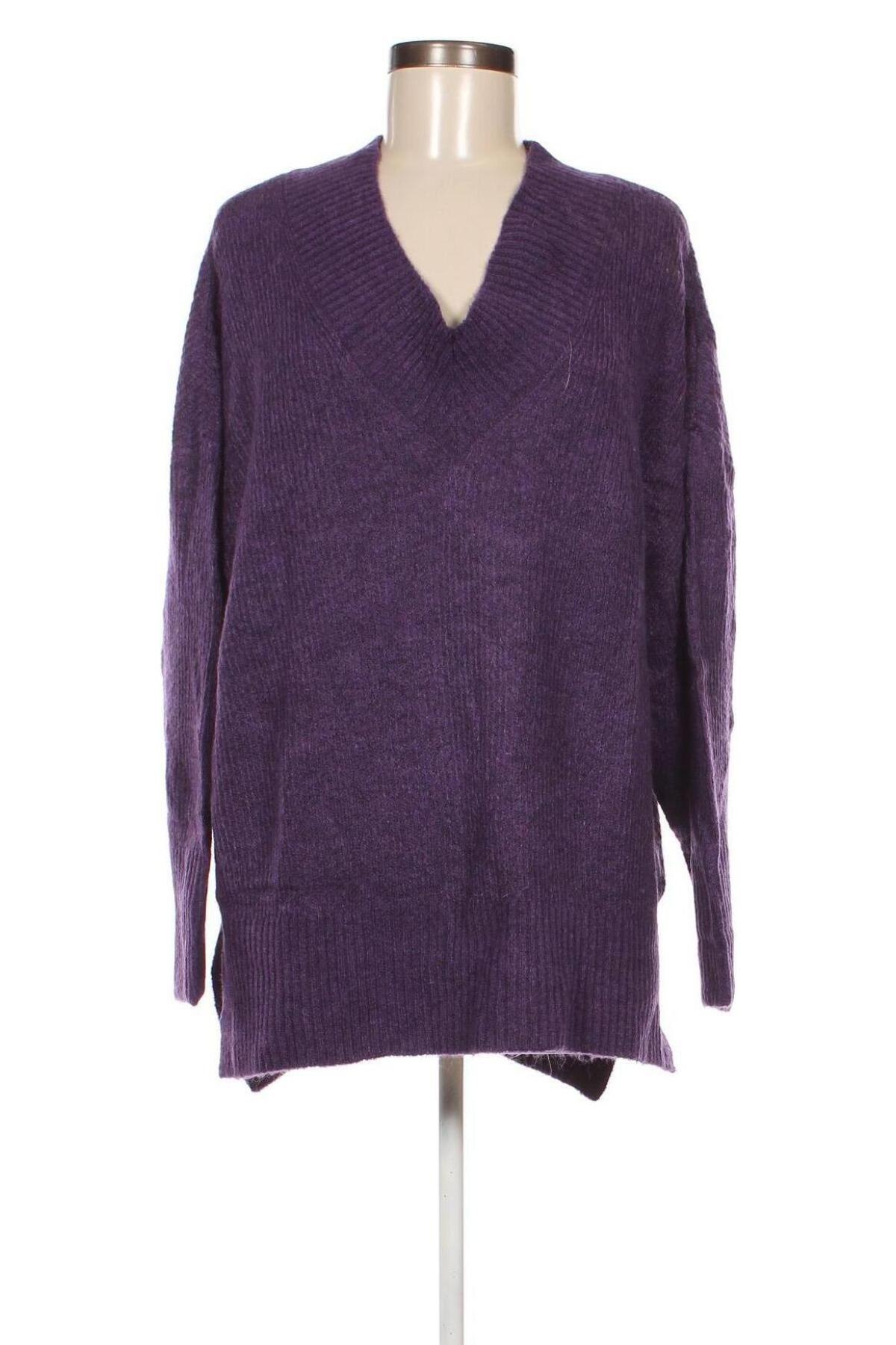 Дамски пуловер H&M Divided, Размер M, Цвят Лилав, Цена 9,86 лв.