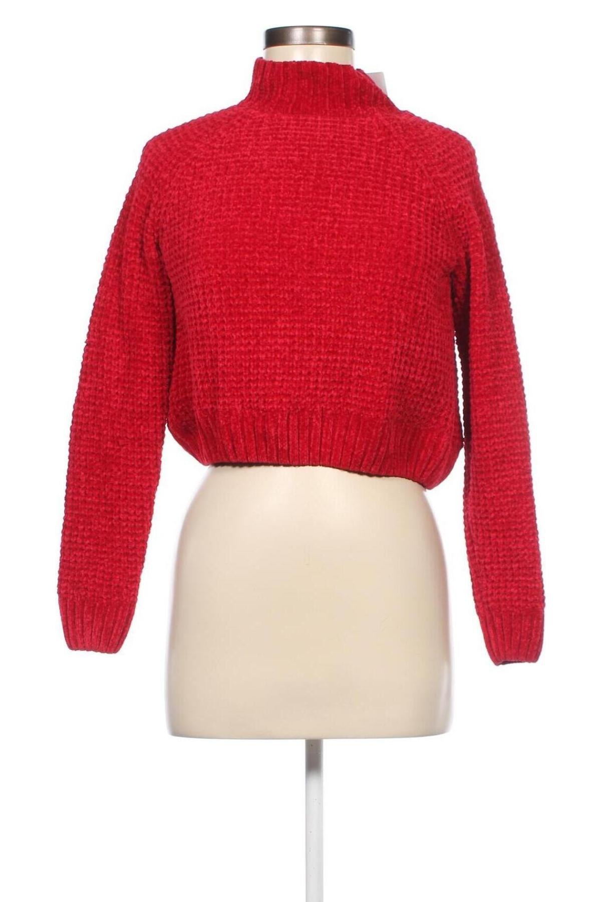Дамски пуловер H&M Divided, Размер S, Цвят Червен, Цена 9,86 лв.