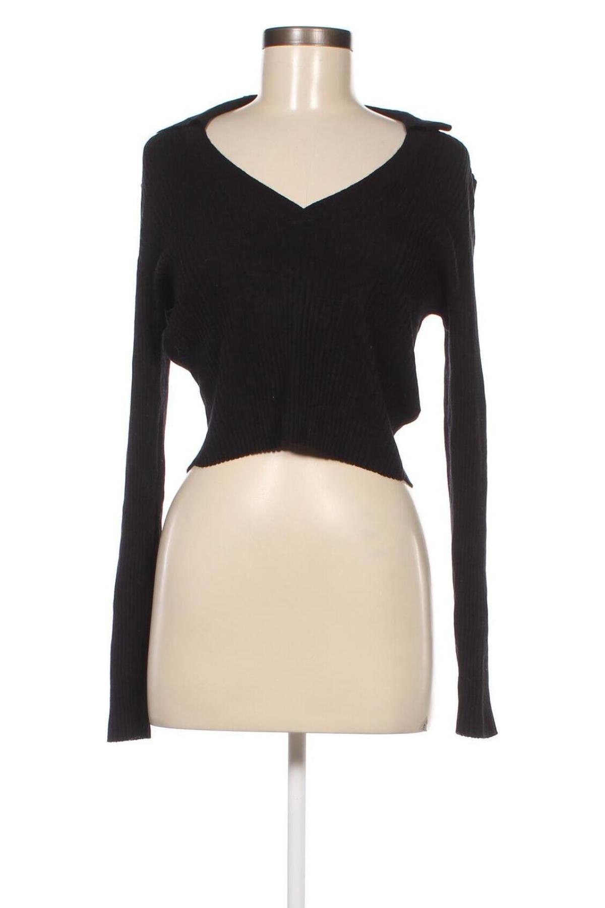 Дамски пуловер H&M Divided, Размер L, Цвят Черен, Цена 11,50 лв.