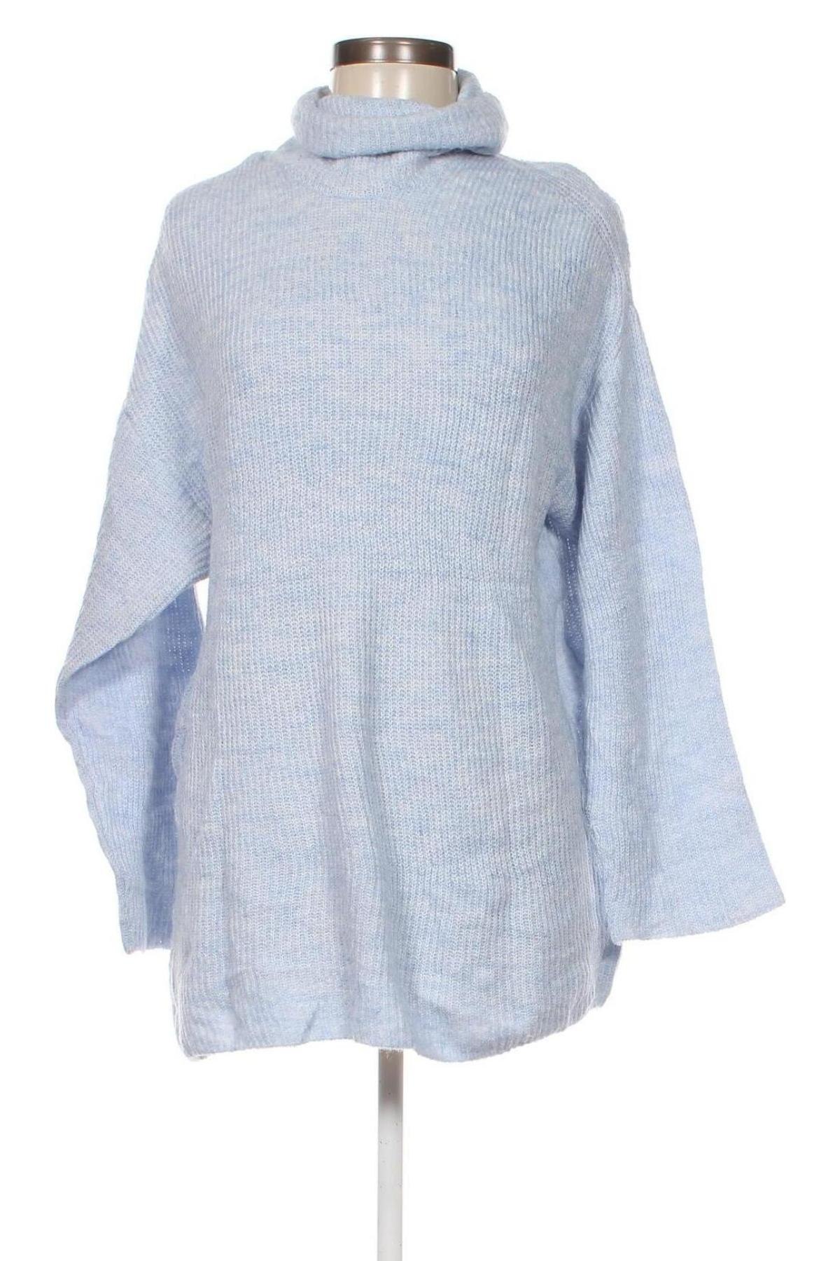 Дамски пуловер H&M Divided, Размер L, Цвят Син, Цена 8,99 лв.