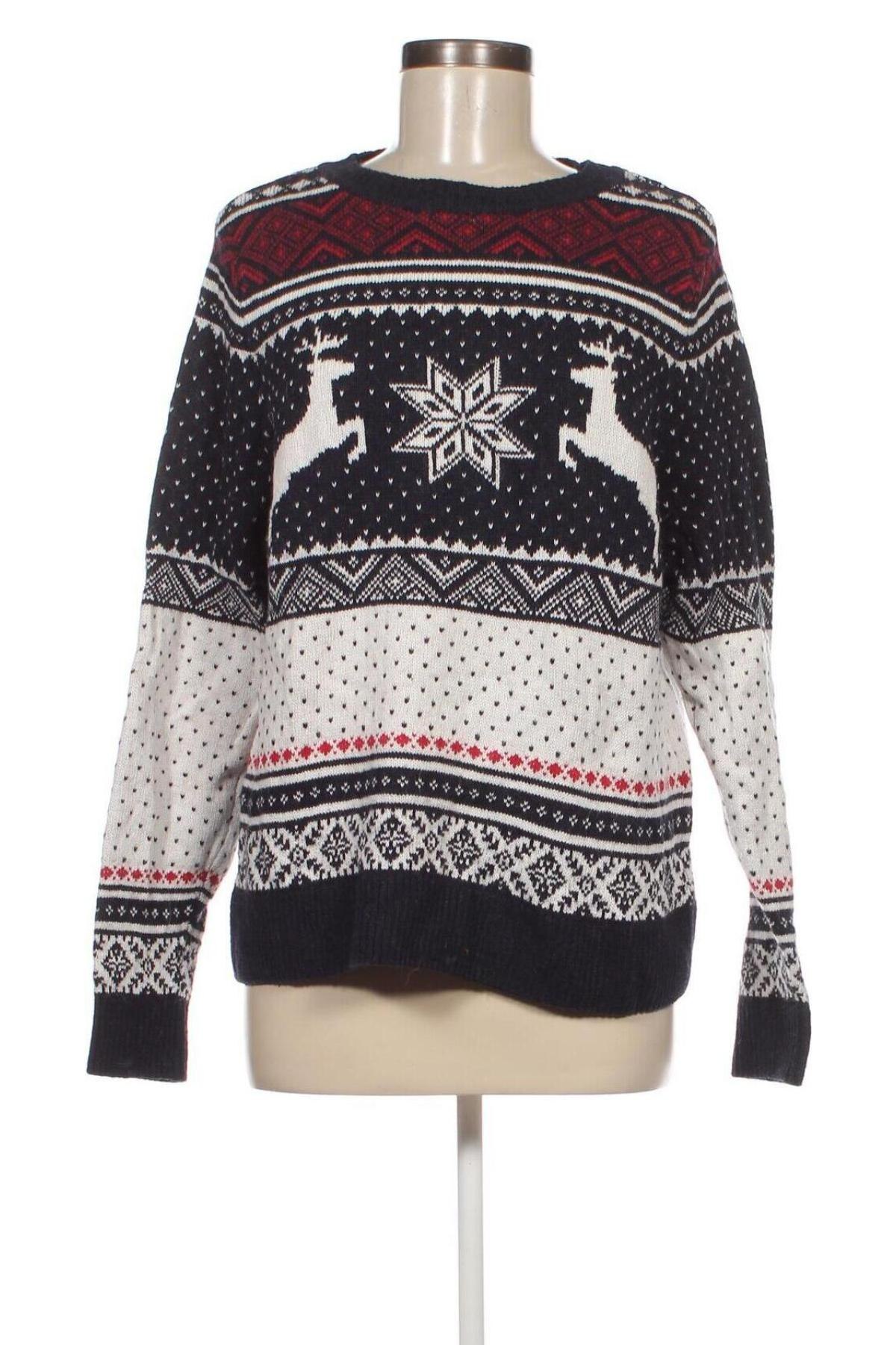 Damski sweter H&M L.O.G.G., Rozmiar L, Kolor Kolorowy, Cena 27,83 zł