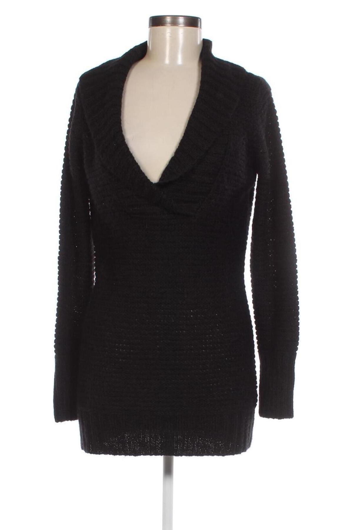 Γυναικείο πουλόβερ Ichi, Μέγεθος L, Χρώμα Μαύρο, Τιμή 7,36 €