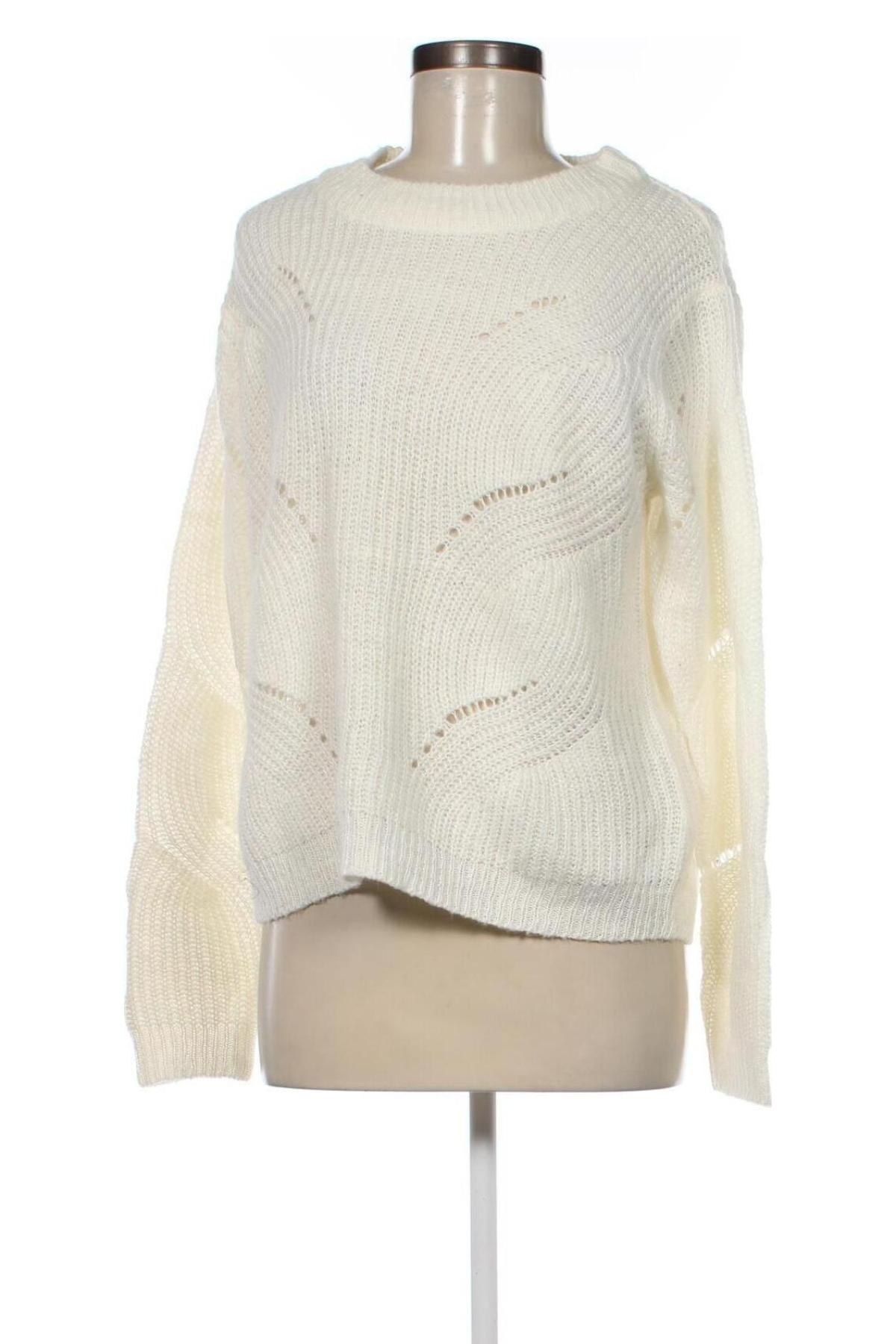 Γυναικείο πουλόβερ Jacqueline De Yong, Μέγεθος L, Χρώμα Εκρού, Τιμή 4,66 €