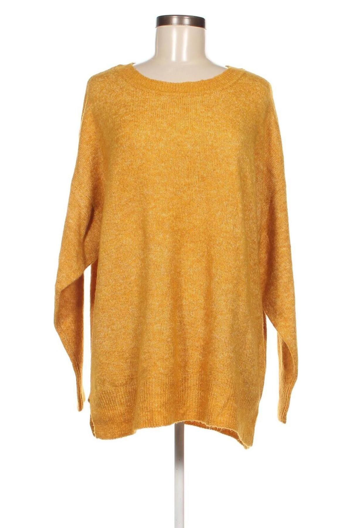 Γυναικείο πουλόβερ Janina, Μέγεθος XL, Χρώμα Κίτρινο, Τιμή 5,38 €