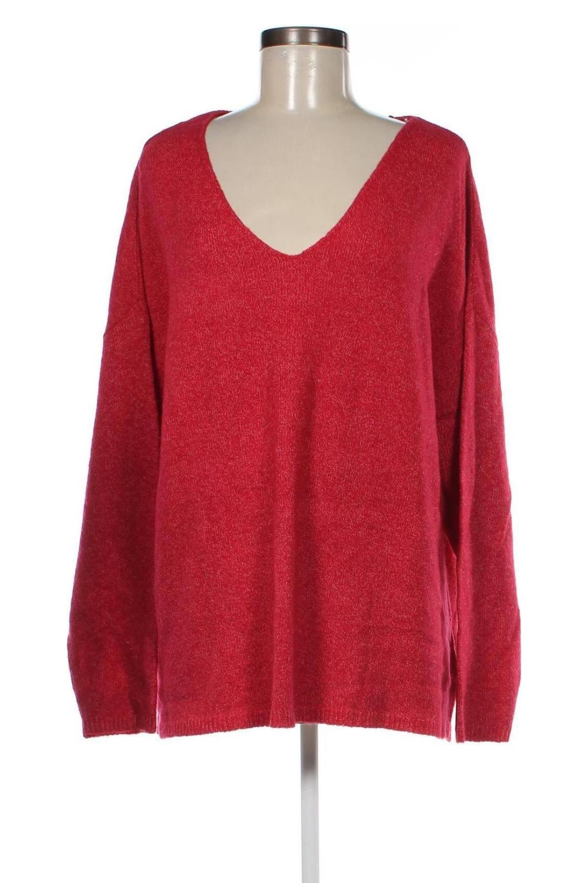 Damenpullover Janina, Größe L, Farbe Rot, Preis € 5,99