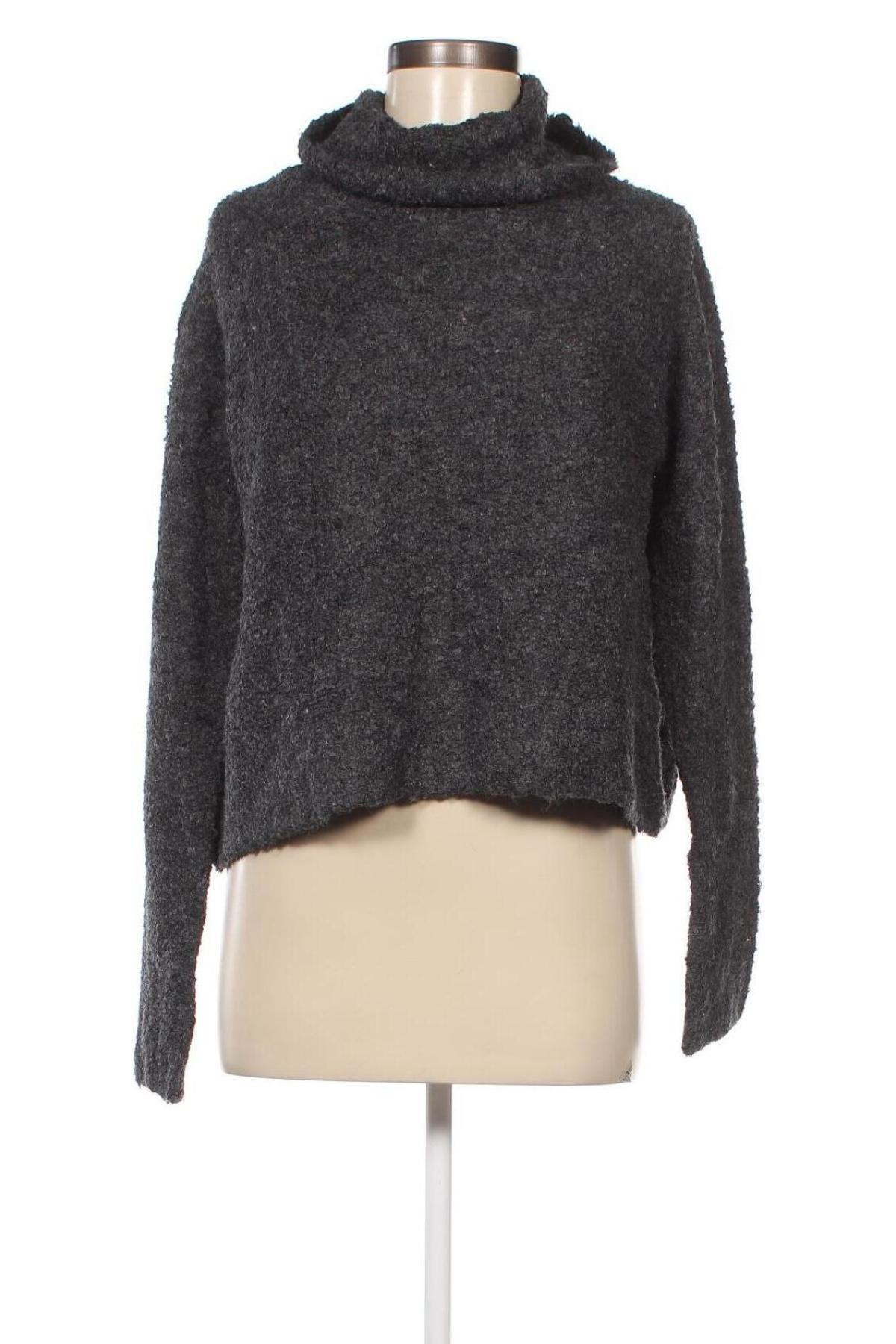 Дамски пуловер Jean Pascale, Размер M, Цвят Сив, Цена 10,15 лв.