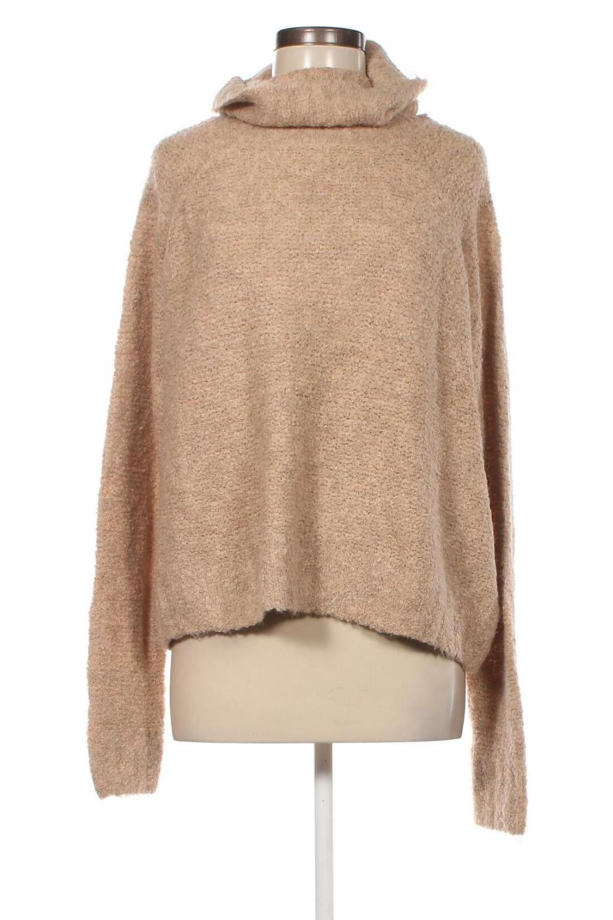 Дамски пуловер Jean Pascale, Размер XXL, Цвят Бежов, Цена 14,50 лв.