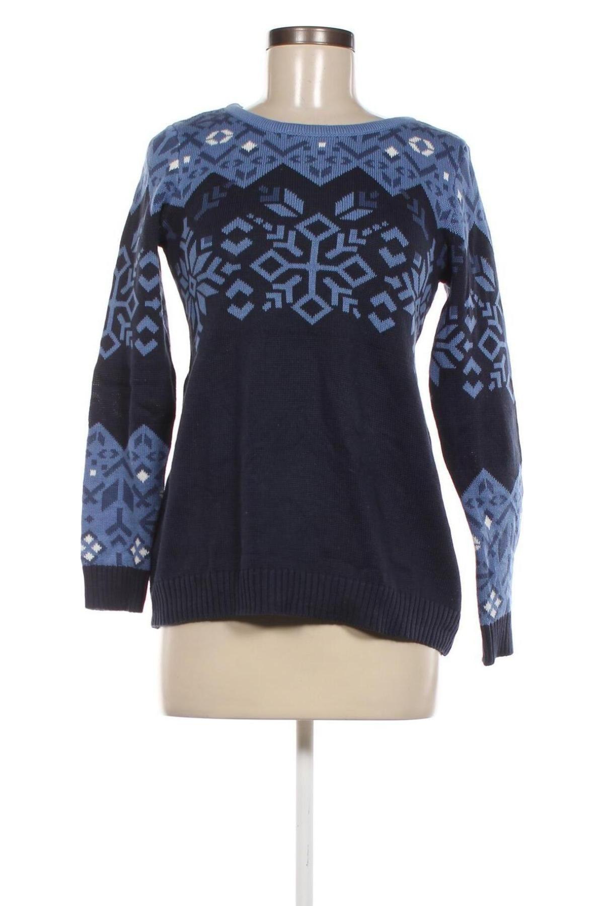 Γυναικείο πουλόβερ John Baner, Μέγεθος S, Χρώμα Μπλέ, Τιμή 17,94 €
