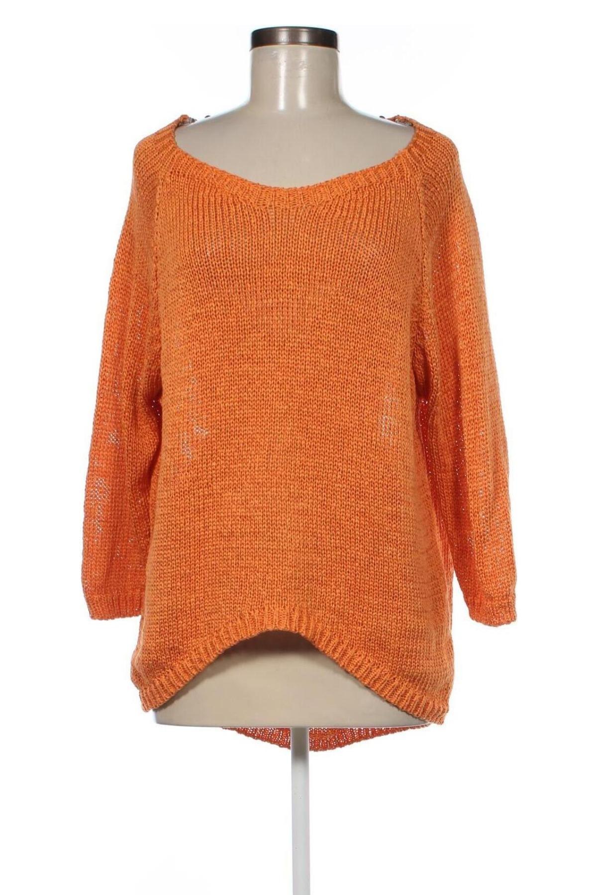 Damenpullover John P., Größe L, Farbe Orange, Preis € 2,99