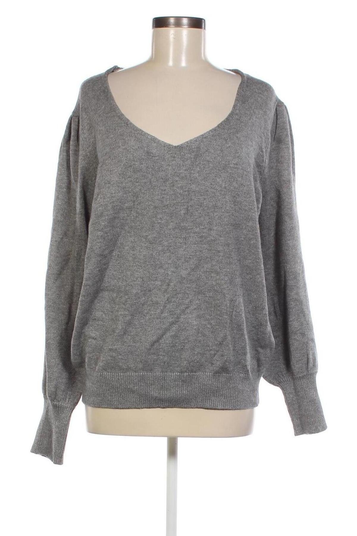 Дамски пуловер Laura Torelli, Размер L, Цвят Сив, Цена 10,44 лв.