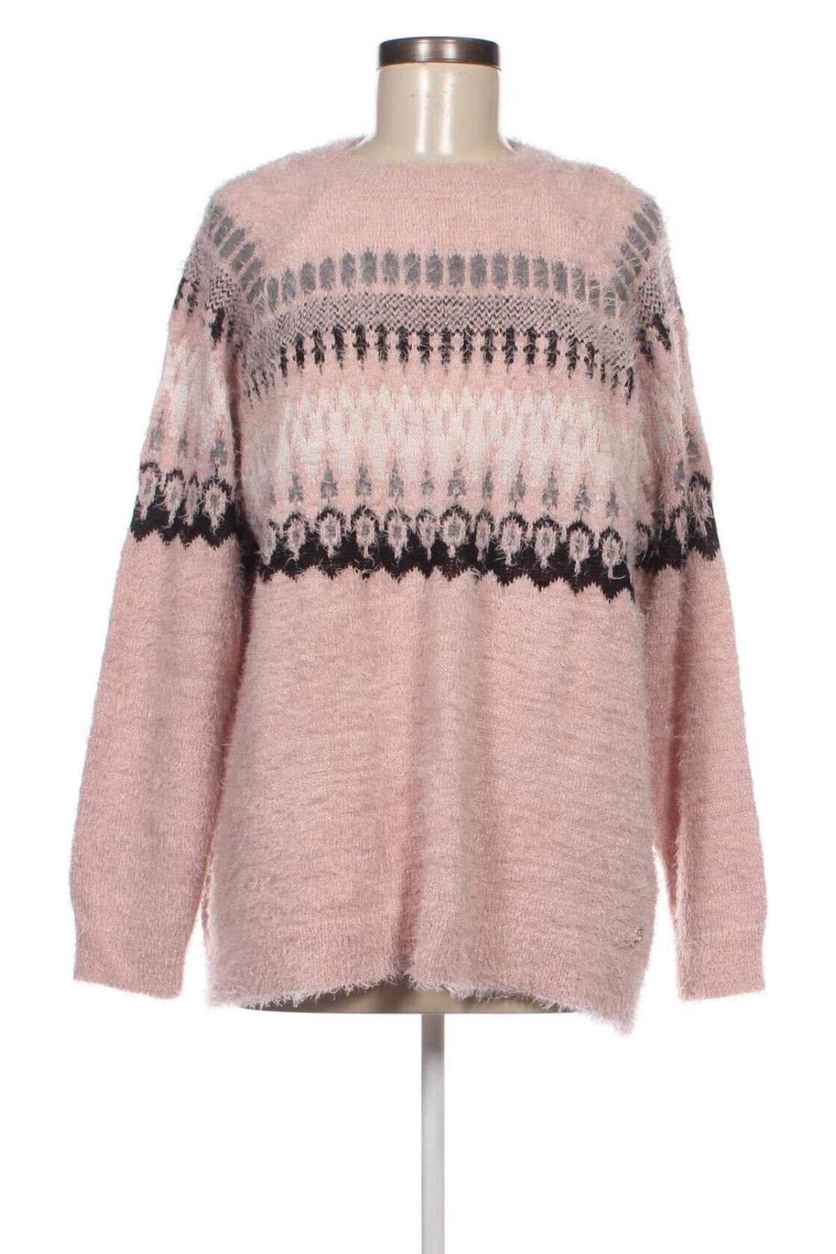 Дамски пуловер Laura Torelli, Размер XL, Цвят Розов, Цена 29,00 лв.