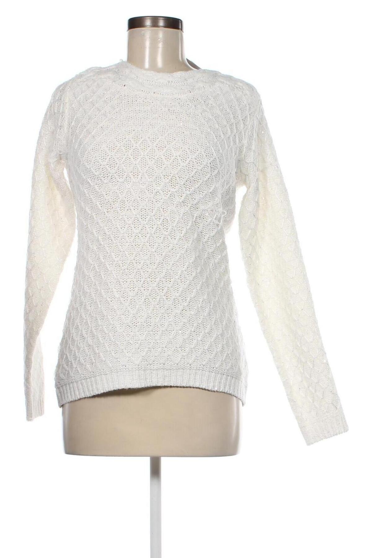 Damenpullover Laura Torelli, Größe S, Farbe Weiß, Preis 8,07 €