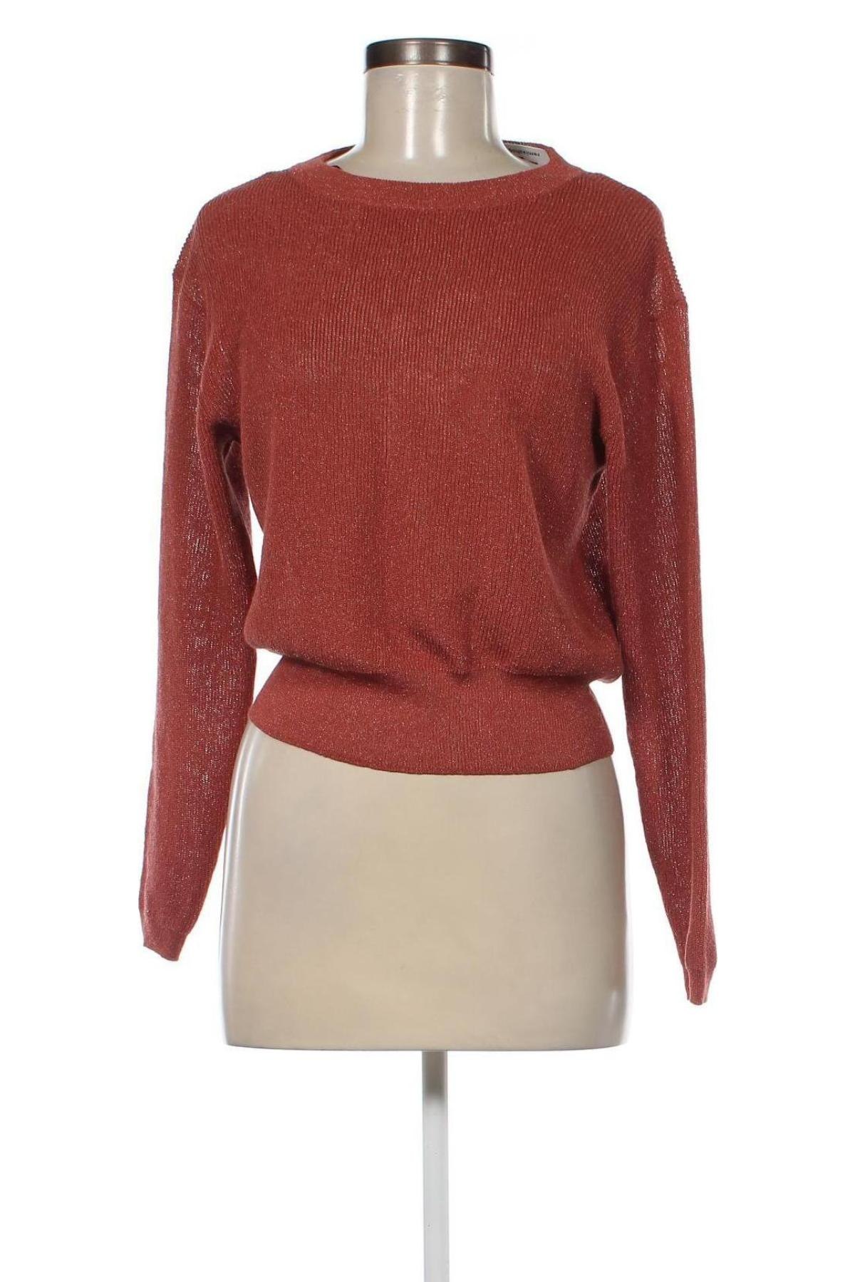 Дамски пуловер Lindex, Размер S, Цвят Кафяв, Цена 9,57 лв.