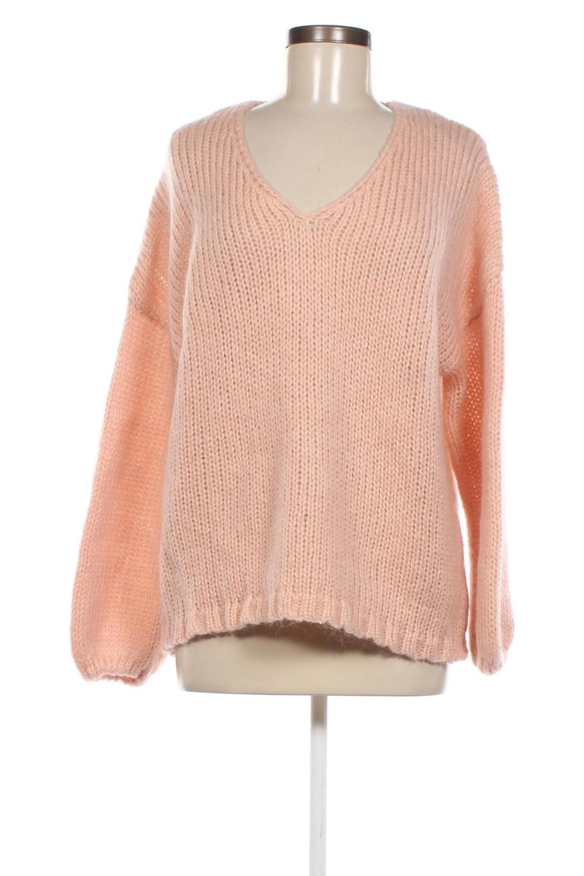 Damski sweter ME369, Rozmiar XS, Kolor Różowy, Cena 93,56 zł