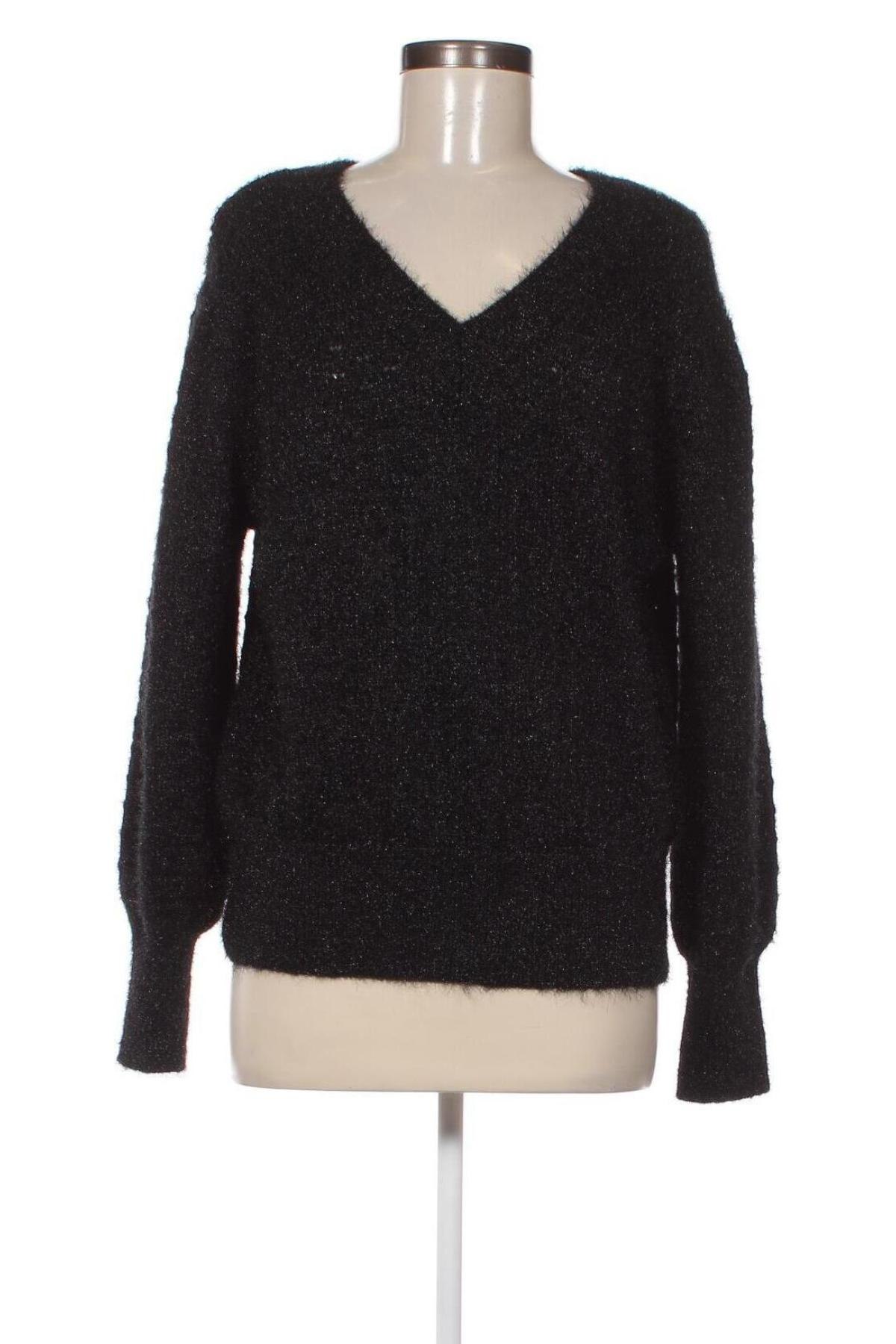 Дамски пуловер Miss Charm, Размер M, Цвят Черен, Цена 13,05 лв.