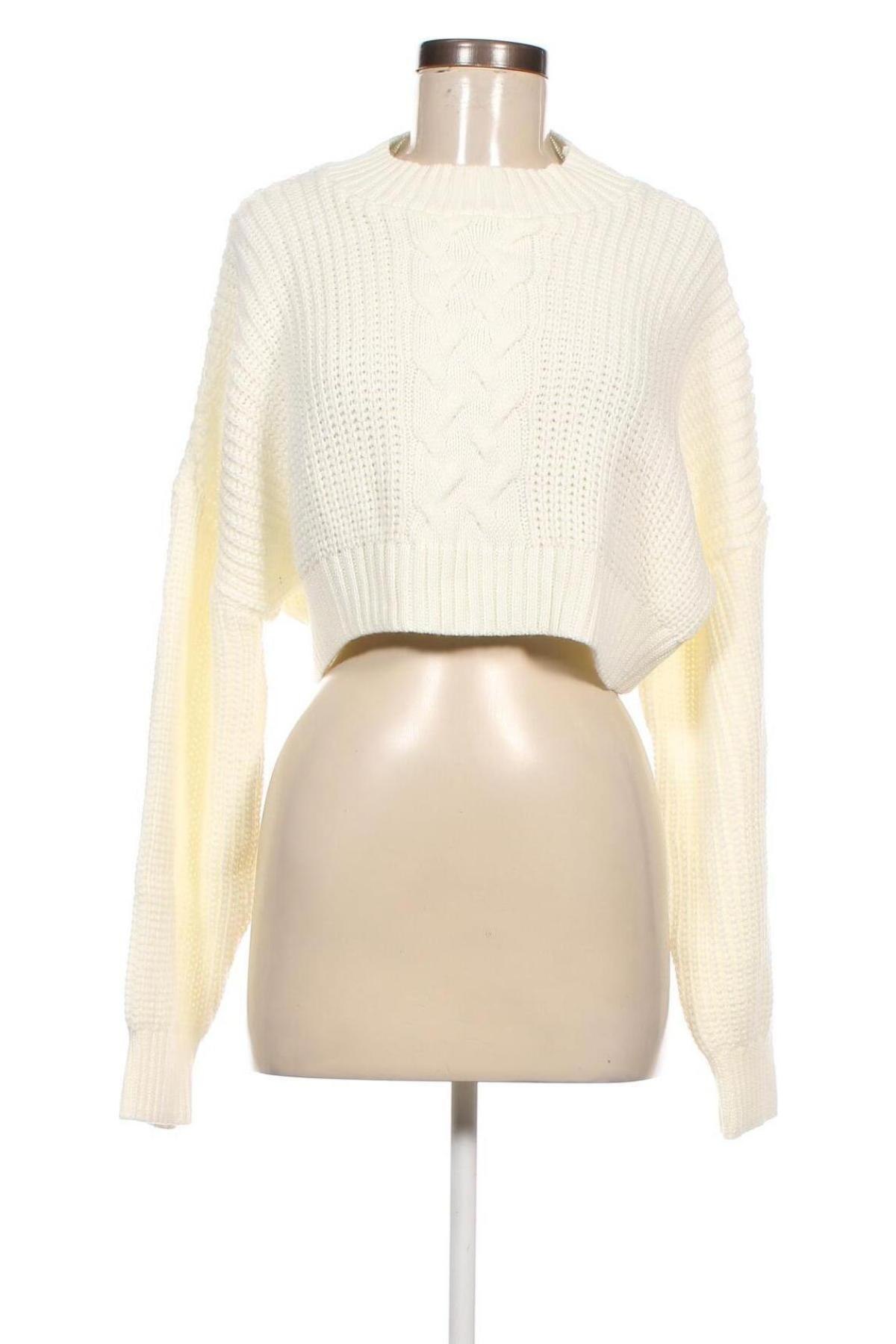 Дамски пуловер Missguided, Размер M, Цвят Бял, Цена 15,18 лв.