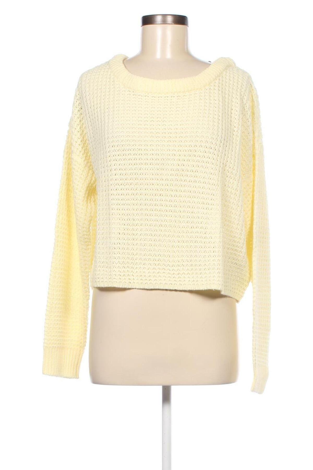 Γυναικείο πουλόβερ Missguided, Μέγεθος L, Χρώμα Κίτρινο, Τιμή 7,59 €