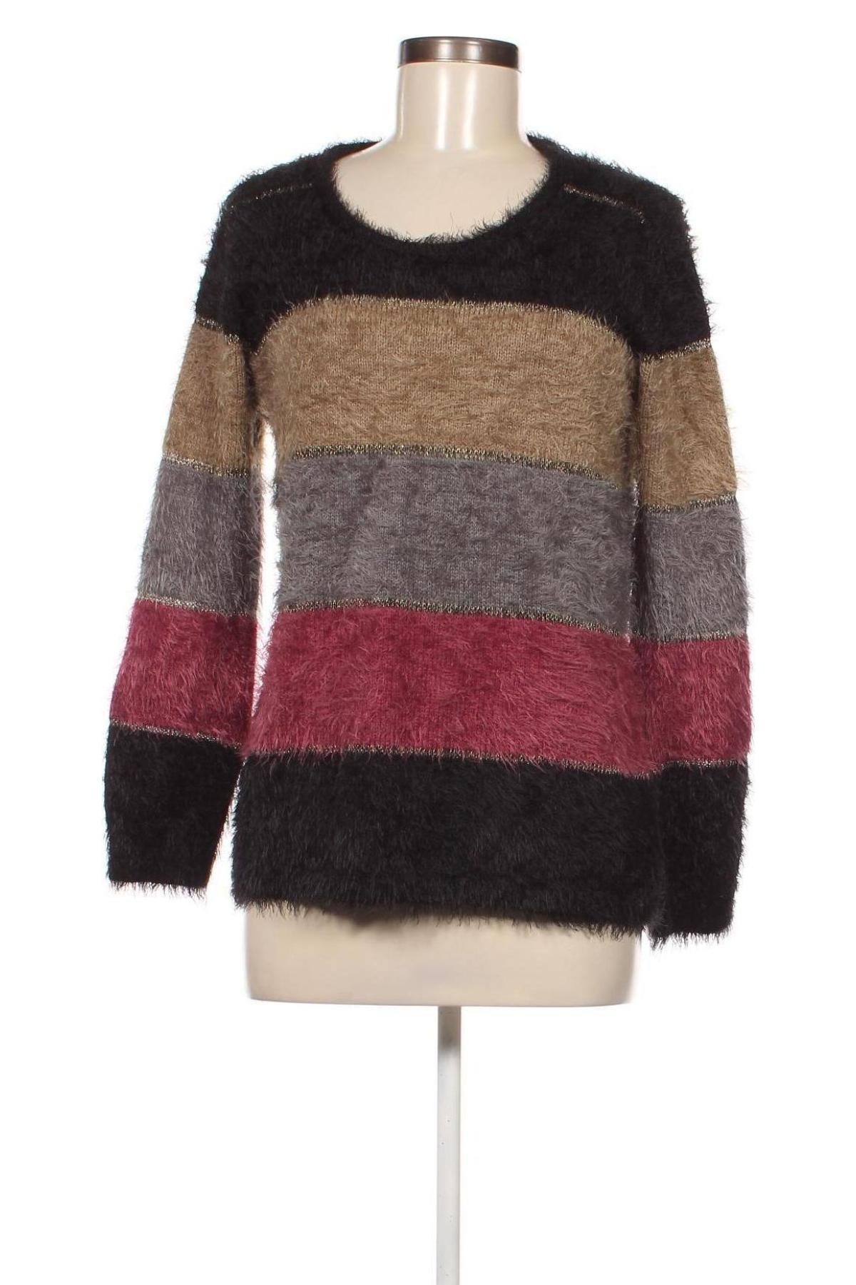 Дамски пуловер Mona, Размер M, Цвят Многоцветен, Цена 8,12 лв.