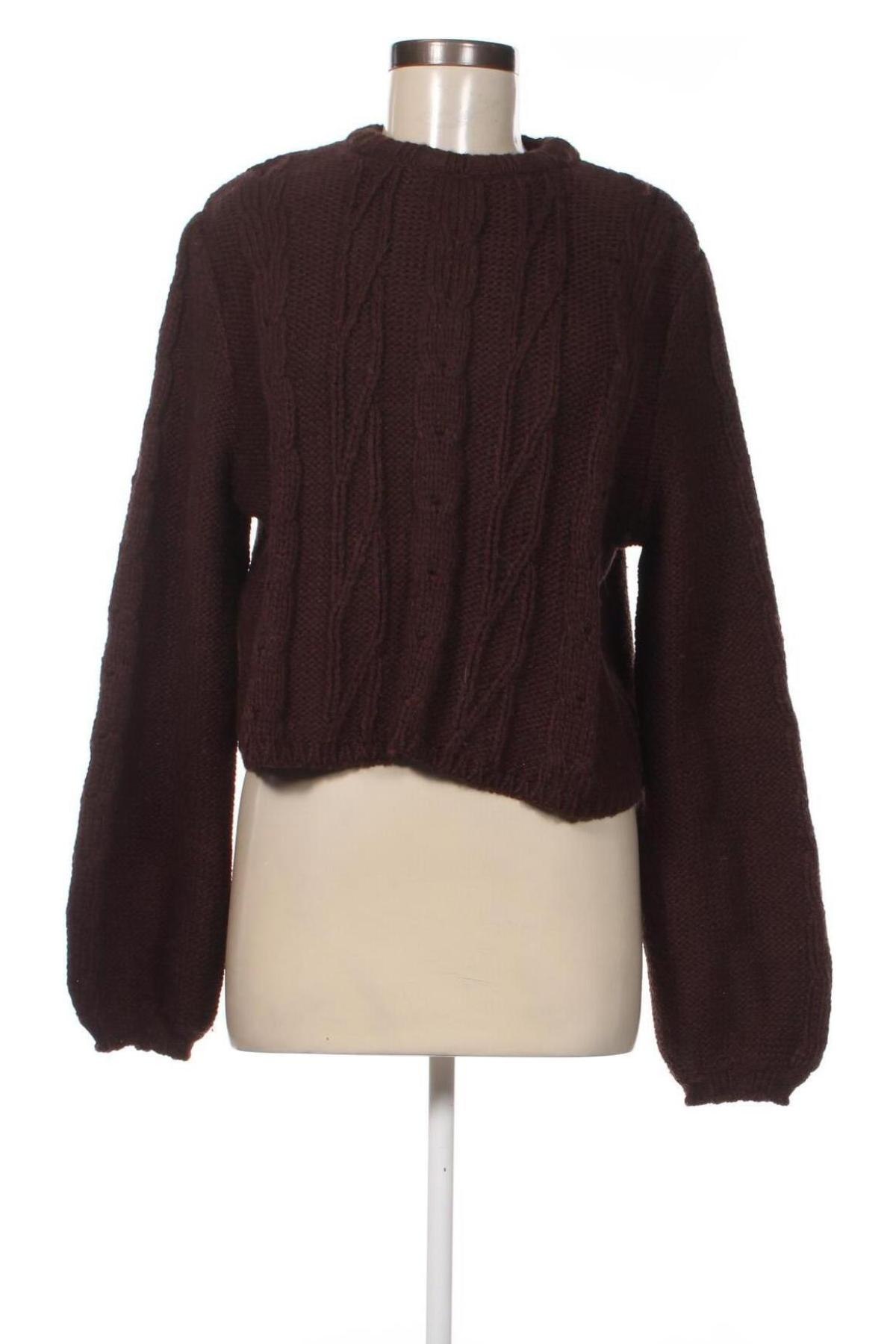 Γυναικείο πουλόβερ Monki, Μέγεθος L, Χρώμα Καφέ, Τιμή 9,60 €