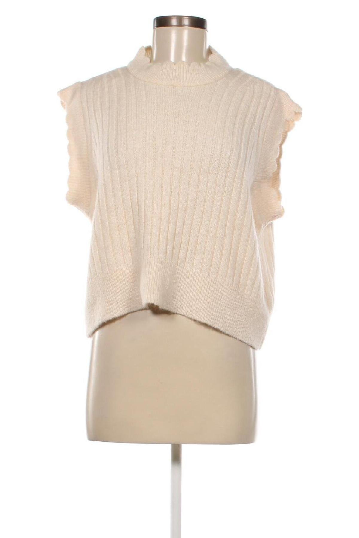 Γυναικείο πουλόβερ ONLY, Μέγεθος L, Χρώμα Εκρού, Τιμή 4,58 €