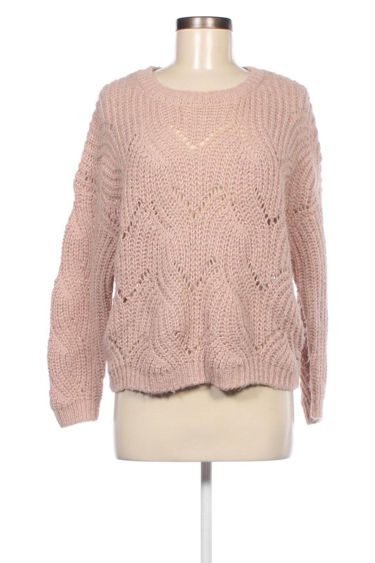 Damenpullover ONLY, Größe M, Farbe Aschrosa, Preis 4,87 €